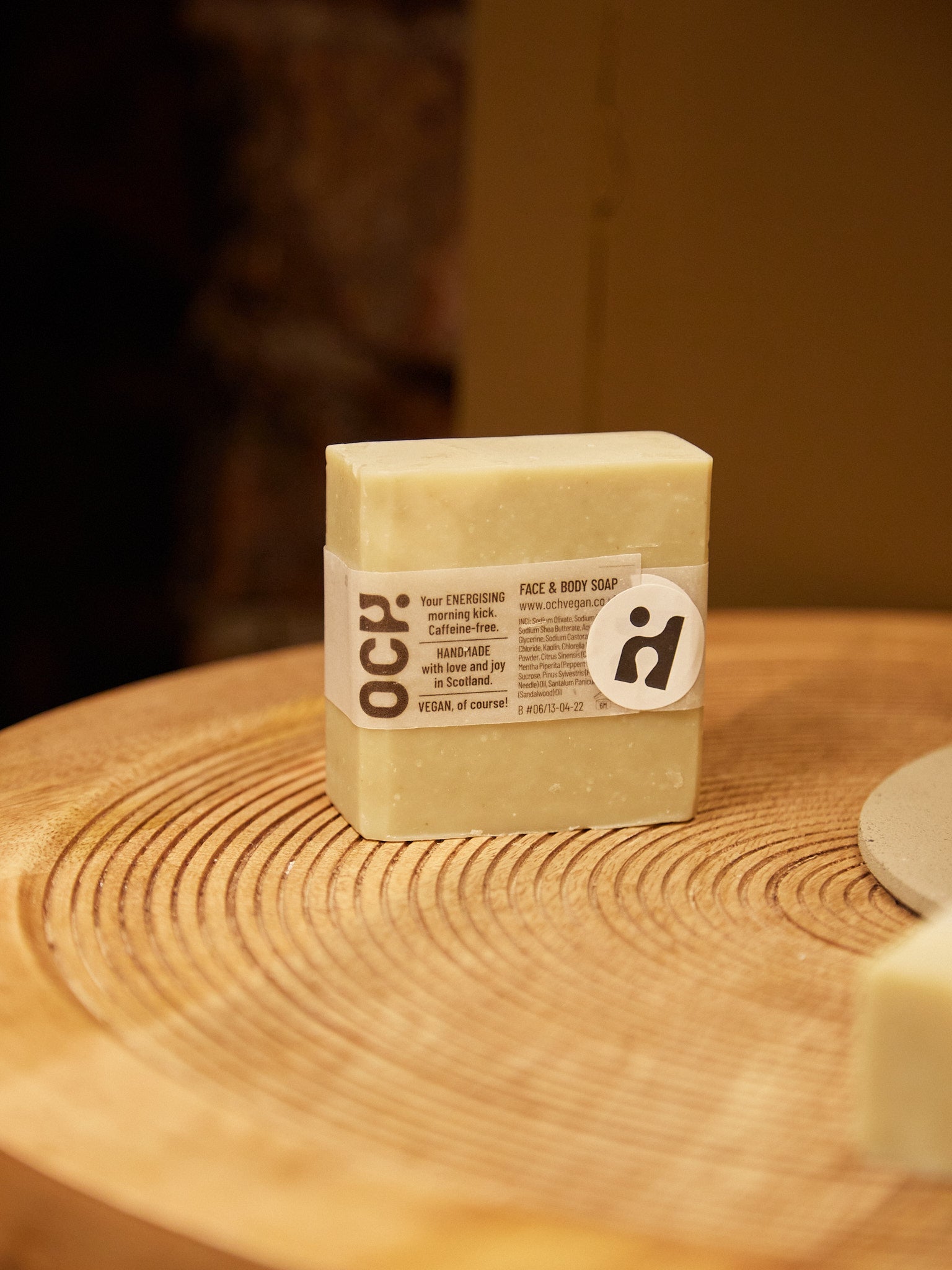 Energising Vegan 80g/160g Soap - Mint & Orange