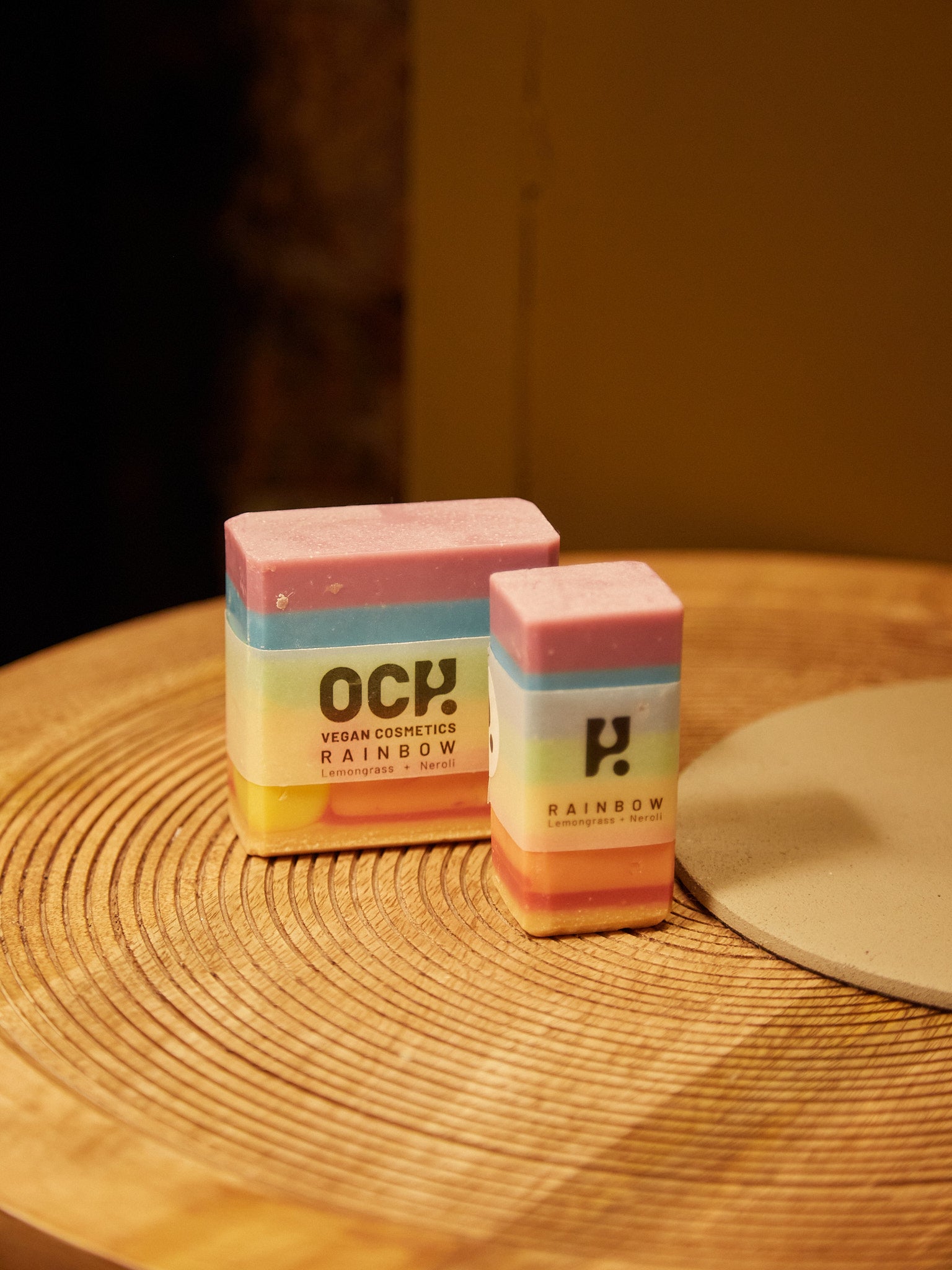 Rainbow Vegan 80g/160g Soap - Lemongrass & Neroli