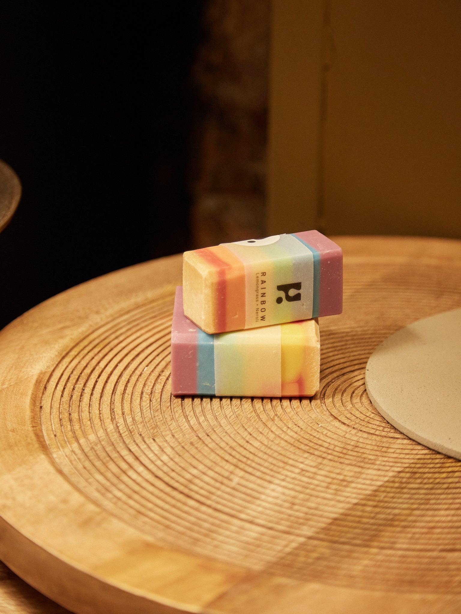 Rainbow Vegan 80g/160g Soap - Lemongrass & Neroli