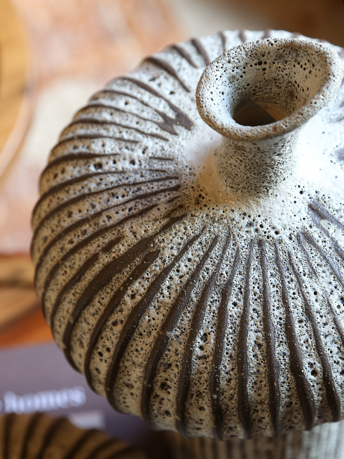 Nevano Tall Ceramic Matte Vase - Dark Brown - 2 Sizes Available