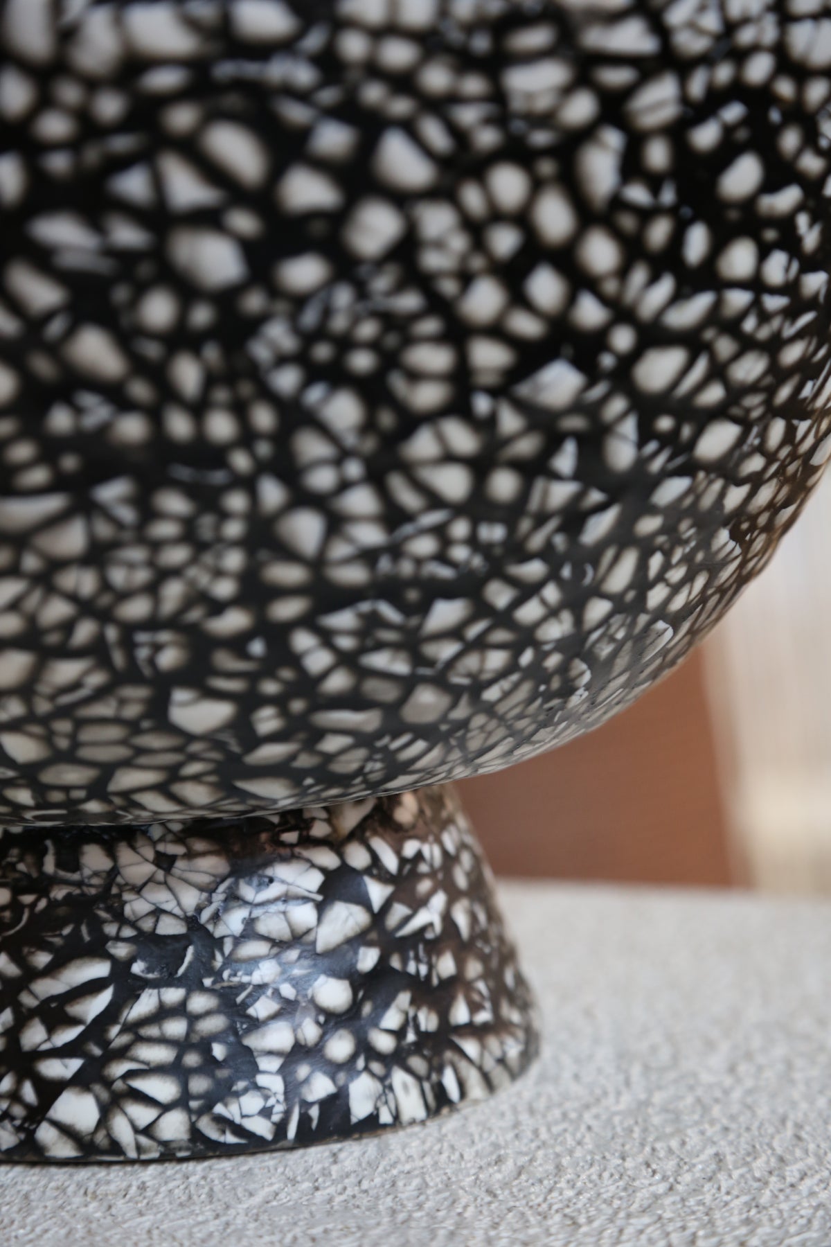 Gracio Bamboo Decorative Bowl - Speckled Pattern - 2 Sizes Available