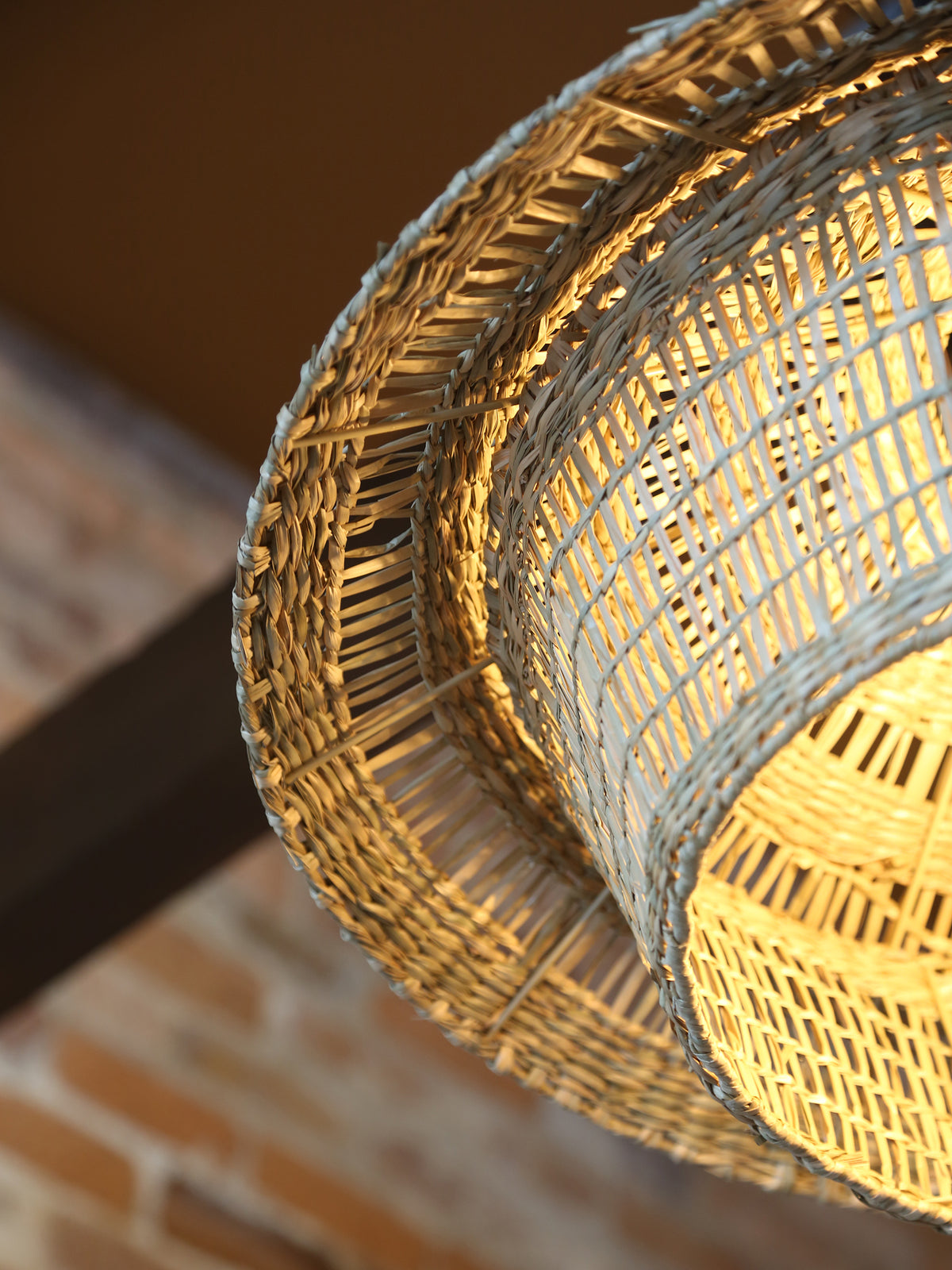 Owana Hanging lamp - Seagrass natural - 64x26 cm