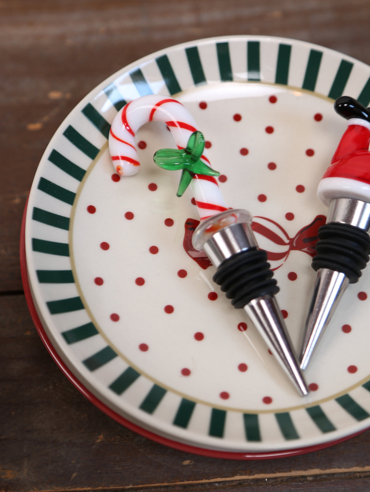 Candy Cane Wine Stopper