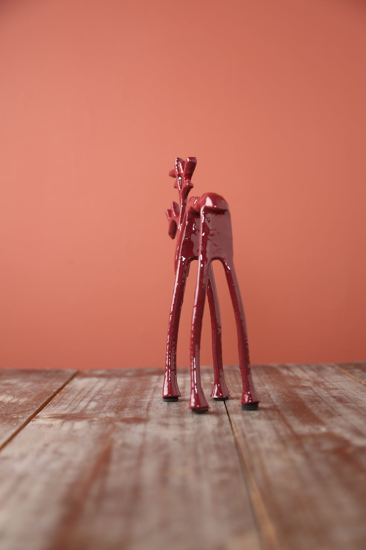Ornamental deer - Burgundy - 2 Sizes Available