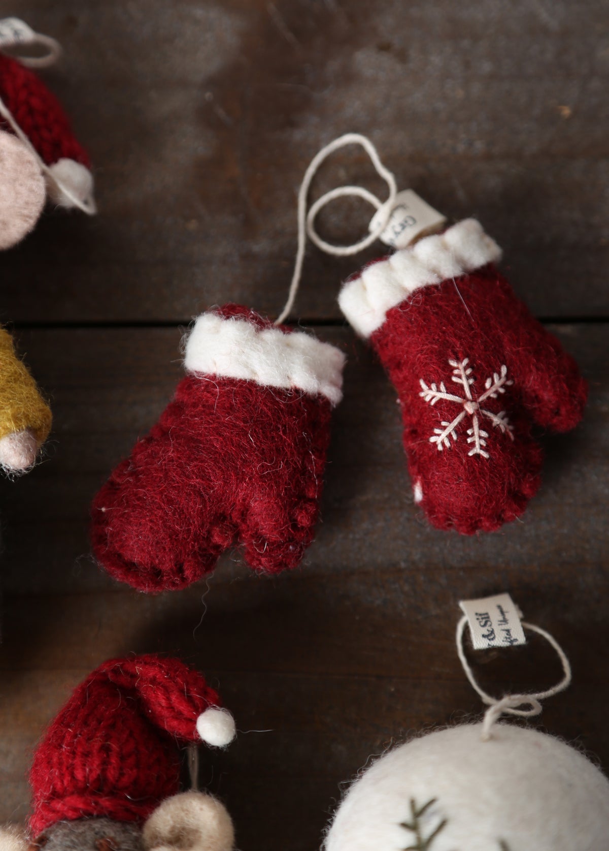 Forest Folk Bundle - Handcrafted Felt Hanging Decorations
