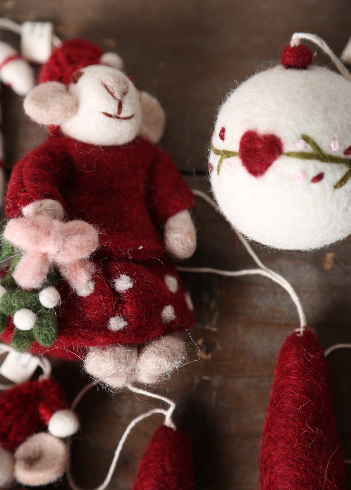 Yuletide Toyshop Bundle - Handcrafted Felt Hanging Decorations