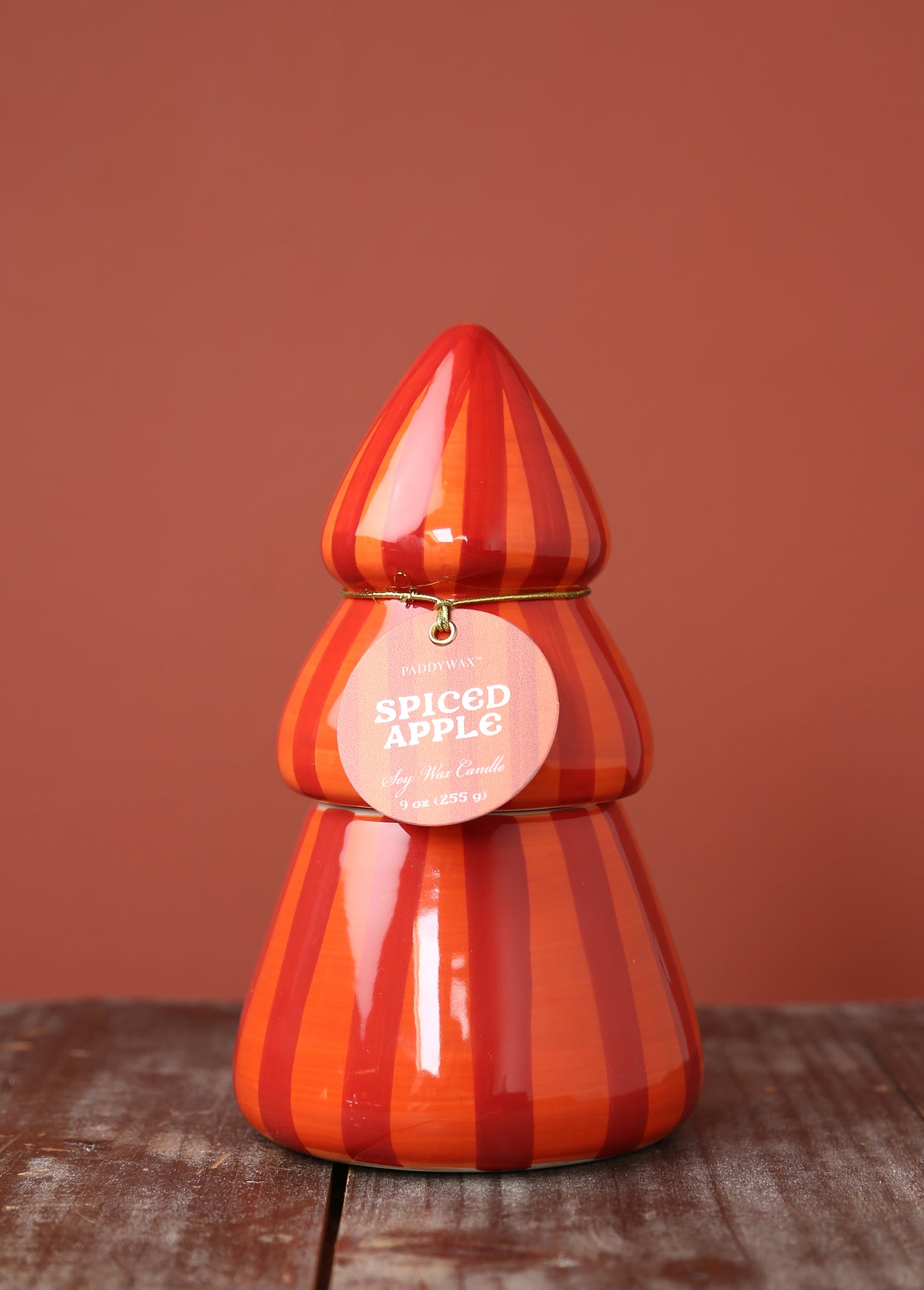 Cabana Ceramic Tree Candle - Spiced Apple