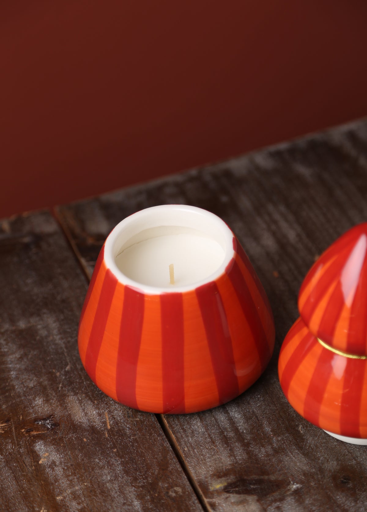 Cabana Ceramic Tree Candle - Spiced Apple