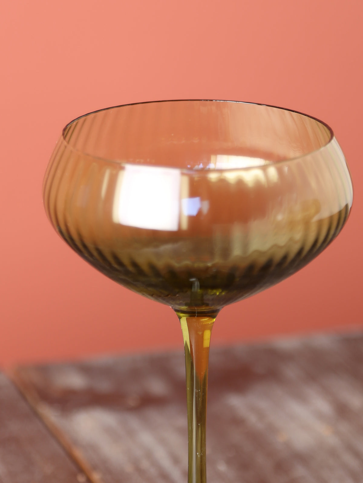 Lou Coupe Glasses - Set of 2 - Olive