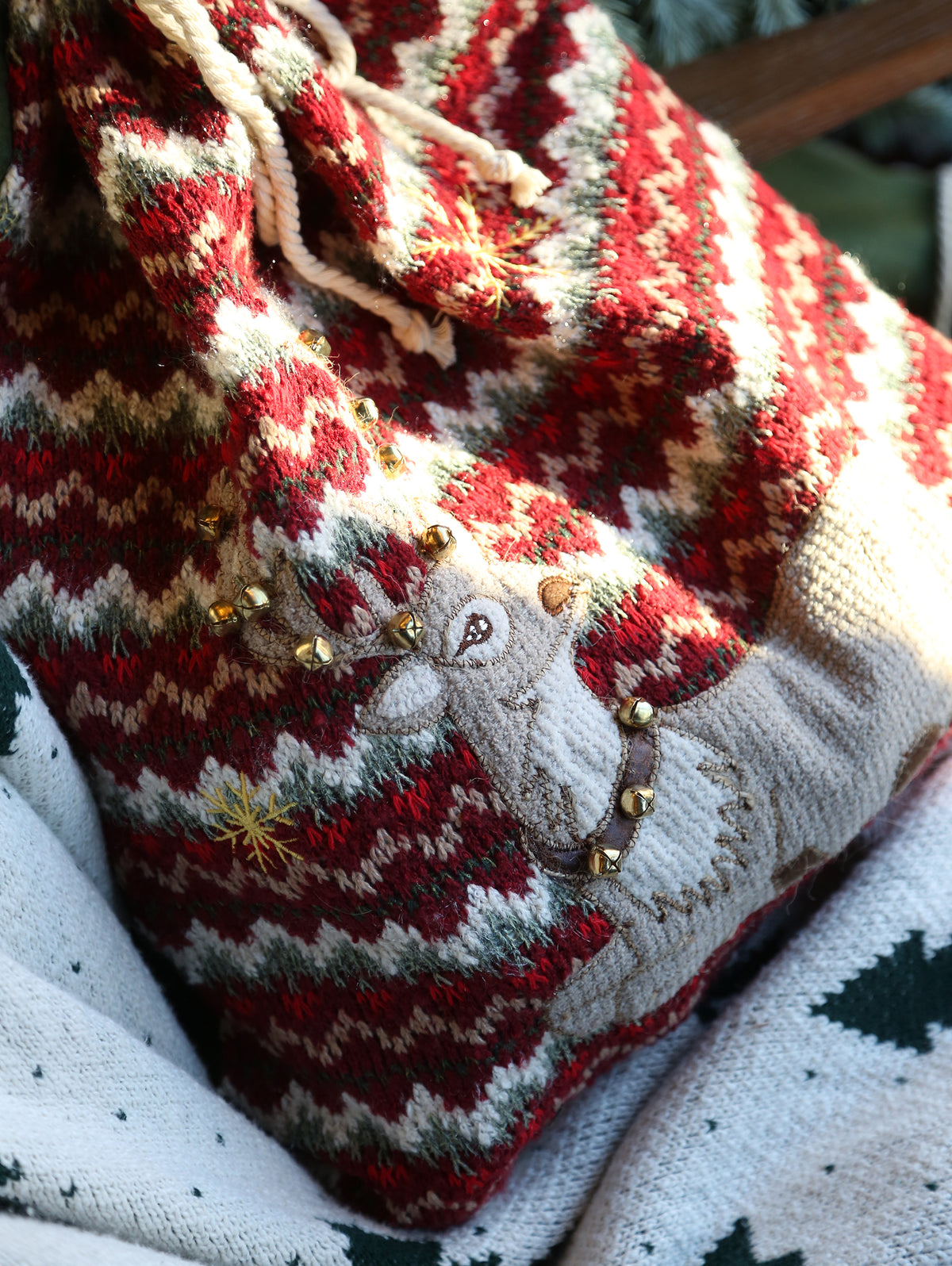 Cosy Deer Present Sack