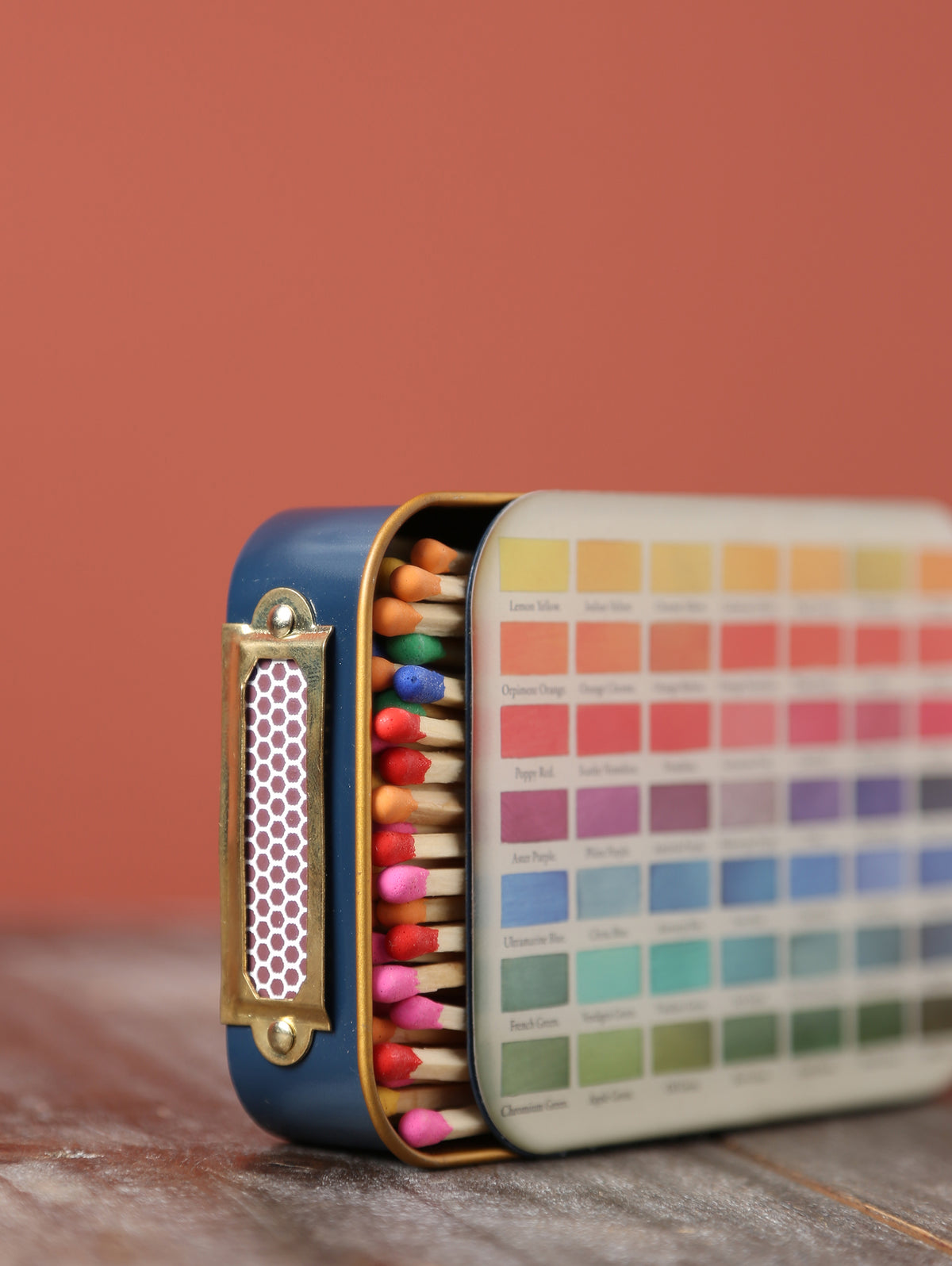 Matches in Enamel Tin - Nomenclature of Colours