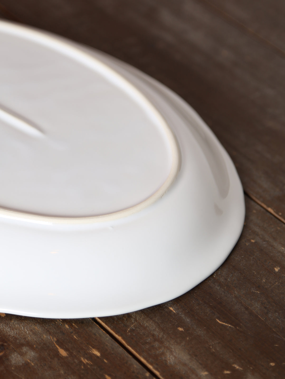 Snowy Ski Lift Platter