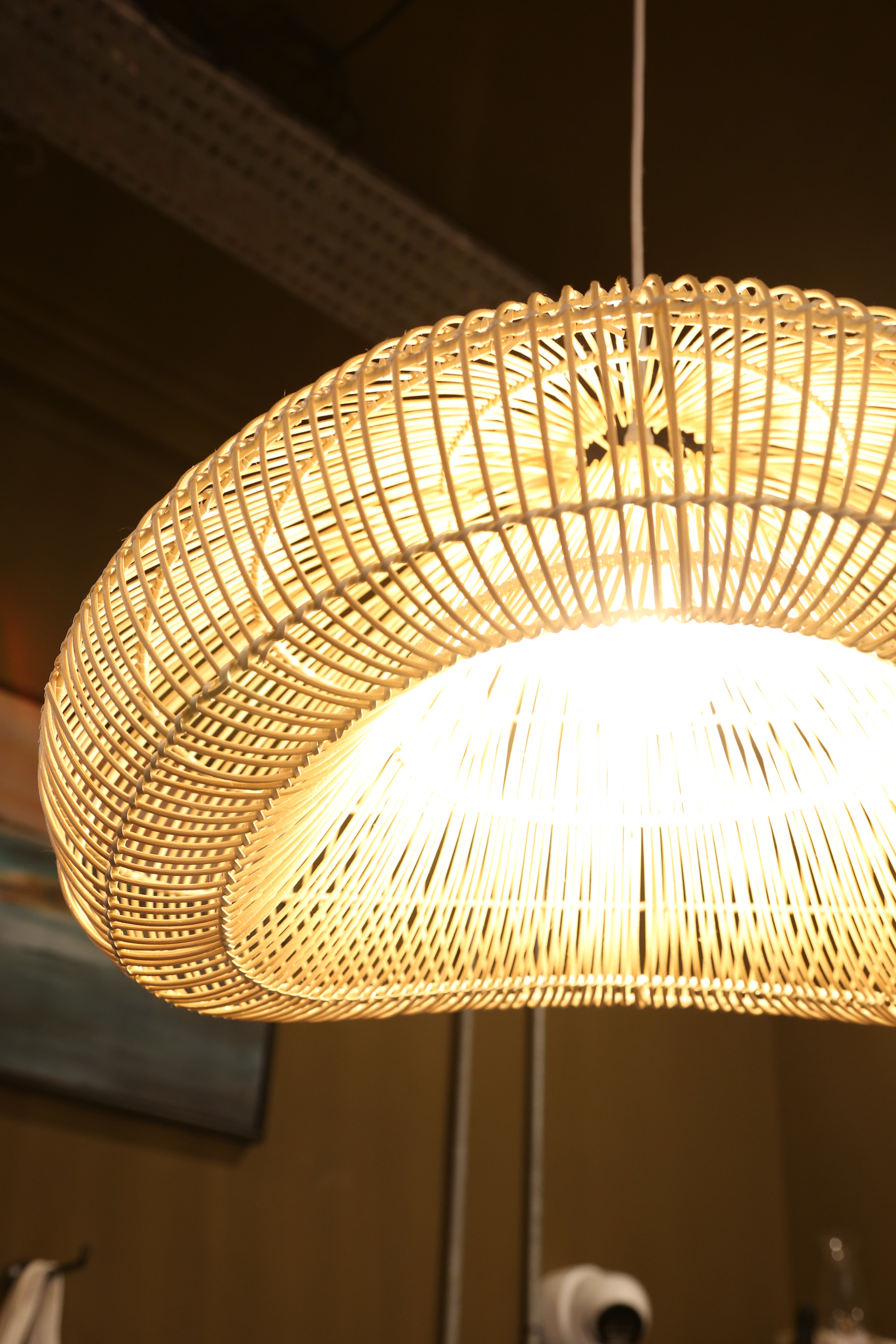 Janzur Hanging lamp - rattan natural