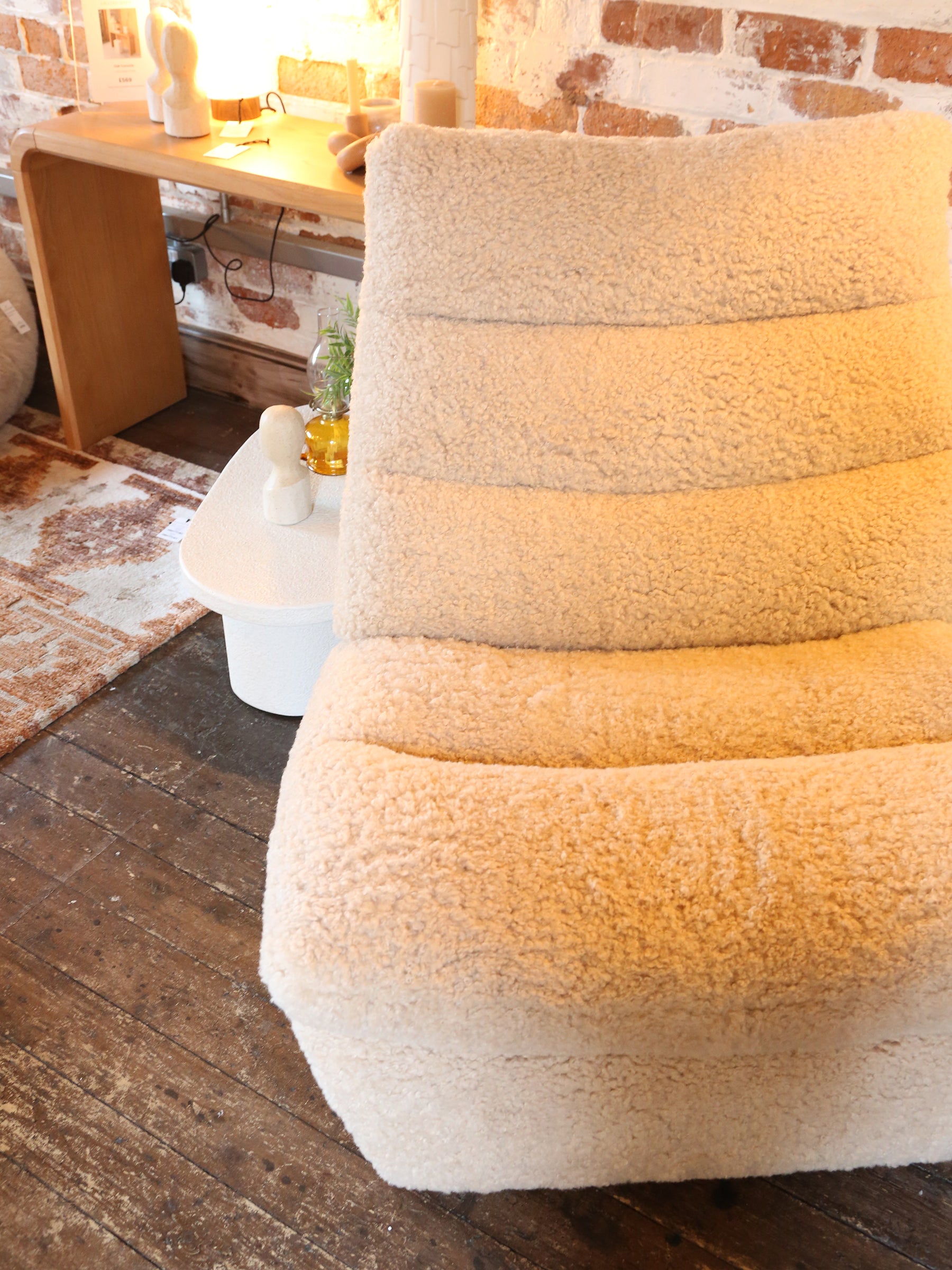 Fable Faux Shearling Reclining Chair