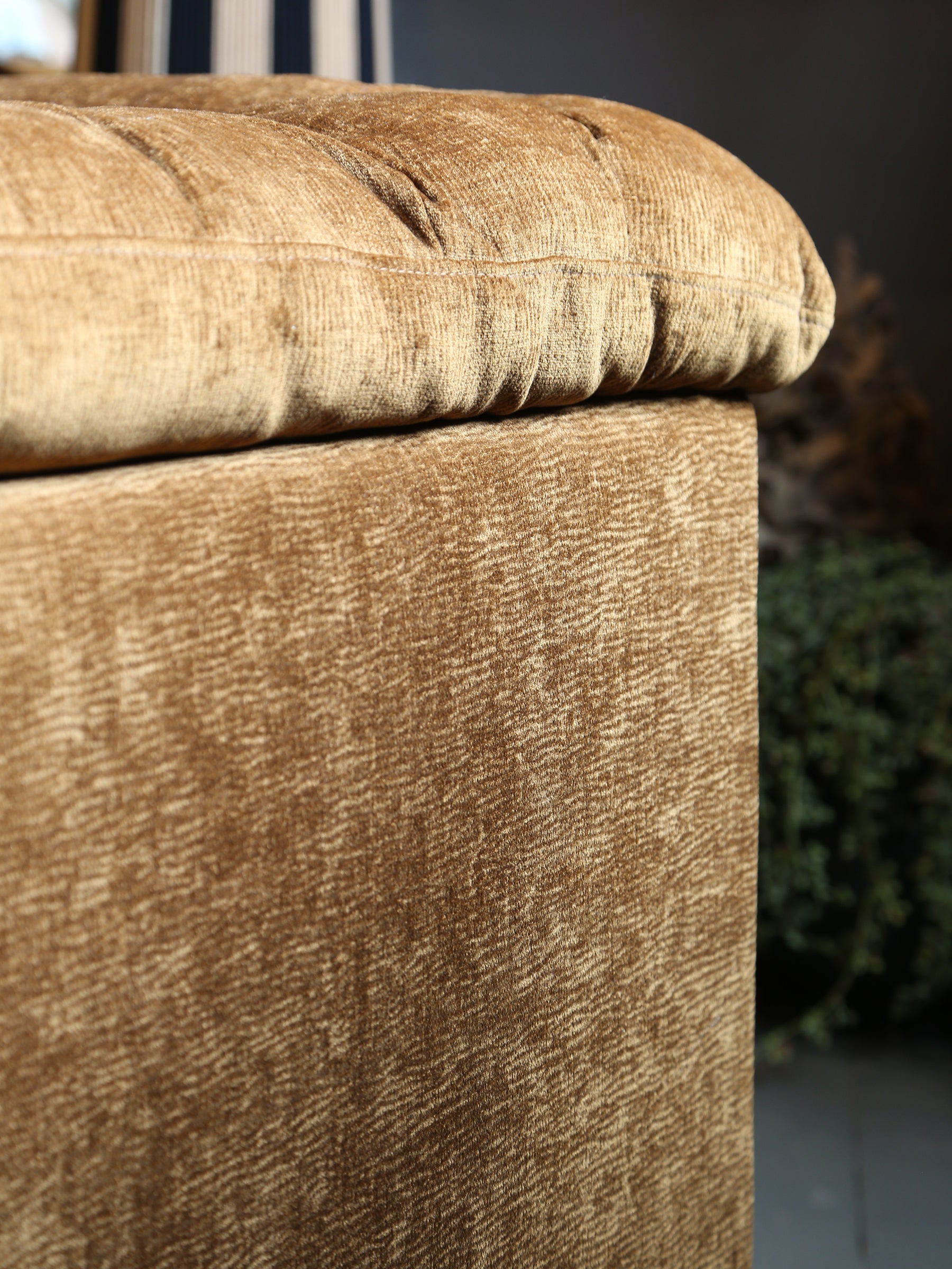 The Addison Velvet Sofa - Caramel Mocha (June Delivery)