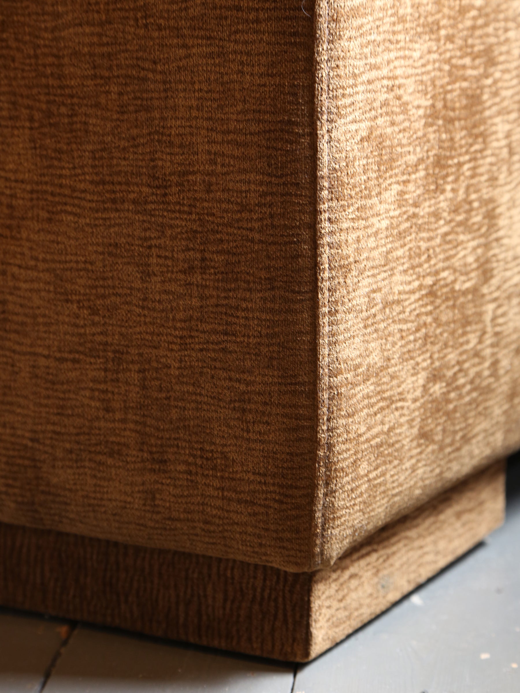 The Addison Velvet Sofa - Caramel Mocha (June Delivery)