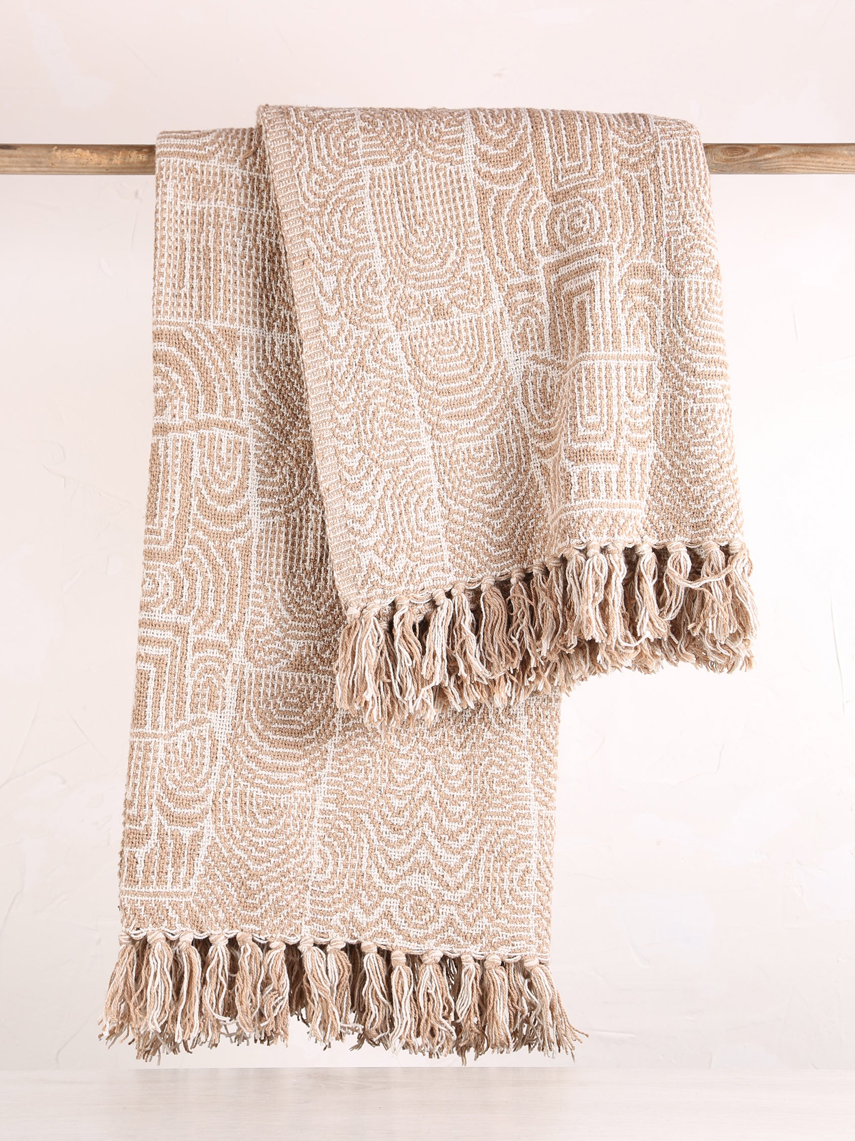Bresso Throw - Brown - Recycled Cotton