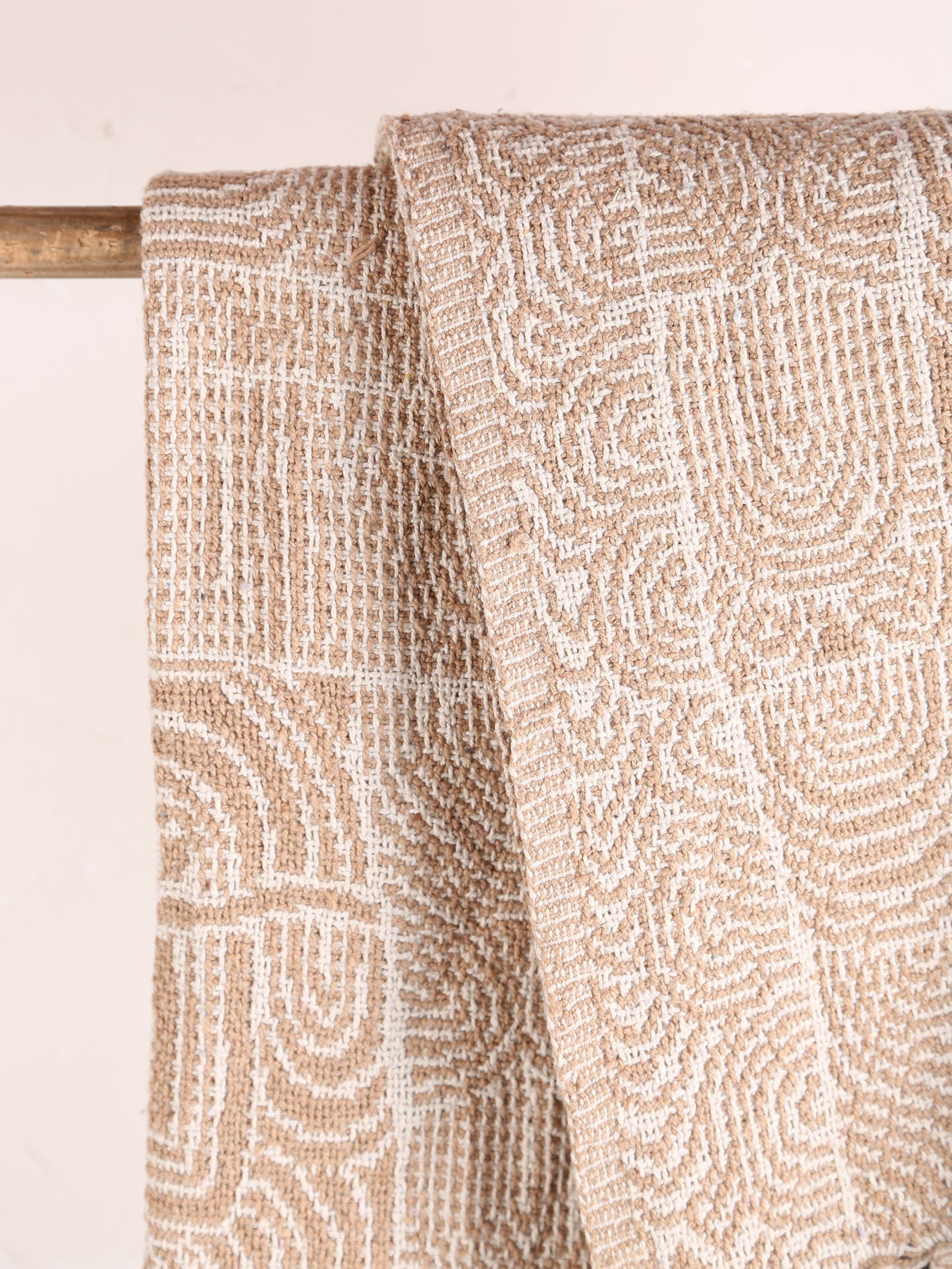 Bresso Throw - Brown - Recycled Cotton