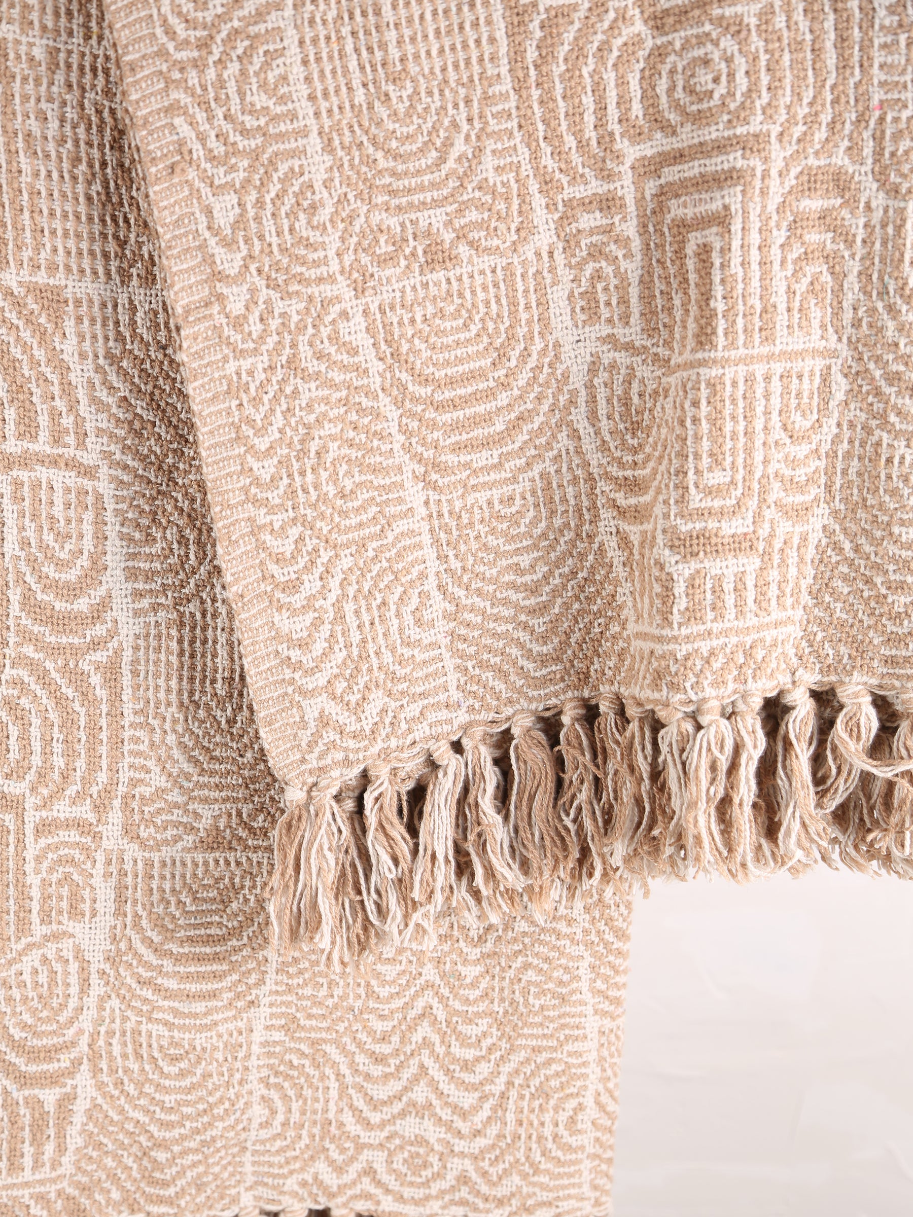 Bresso Throw - Brown - Recycled Cotton