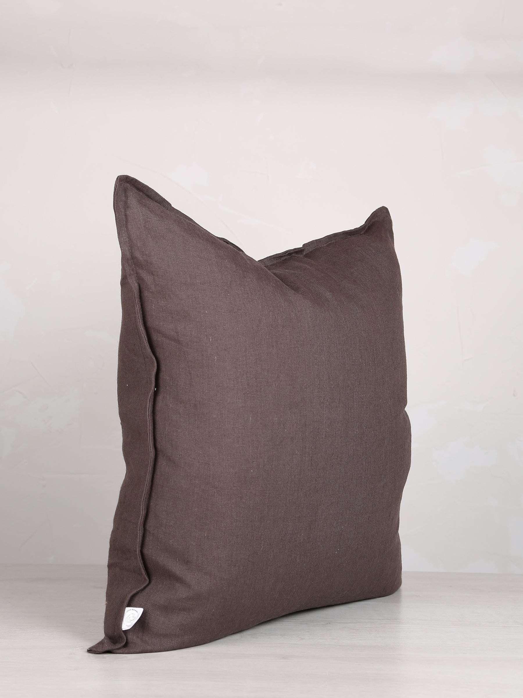 Efina Linen Cushion - Dark Brown - 2 Sizes Available
