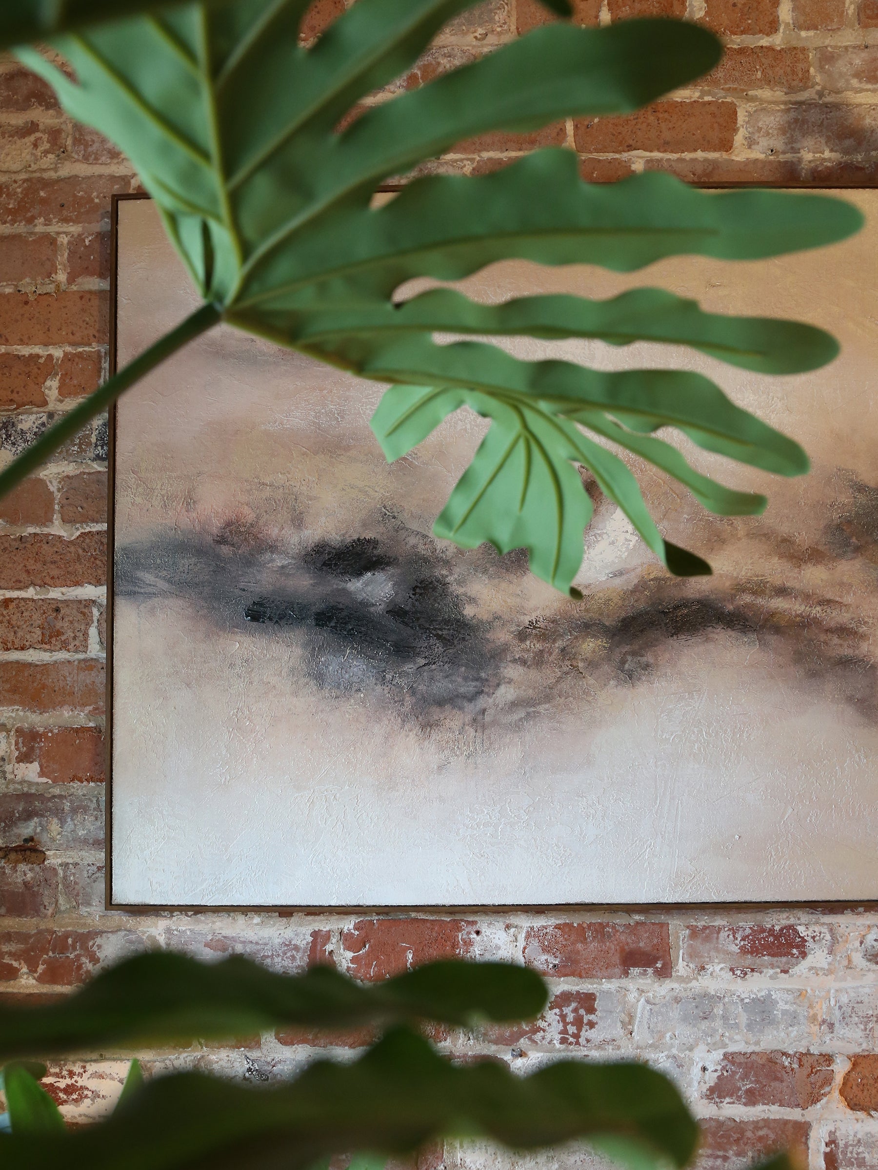 Hessiah Abstract Framed Canvas