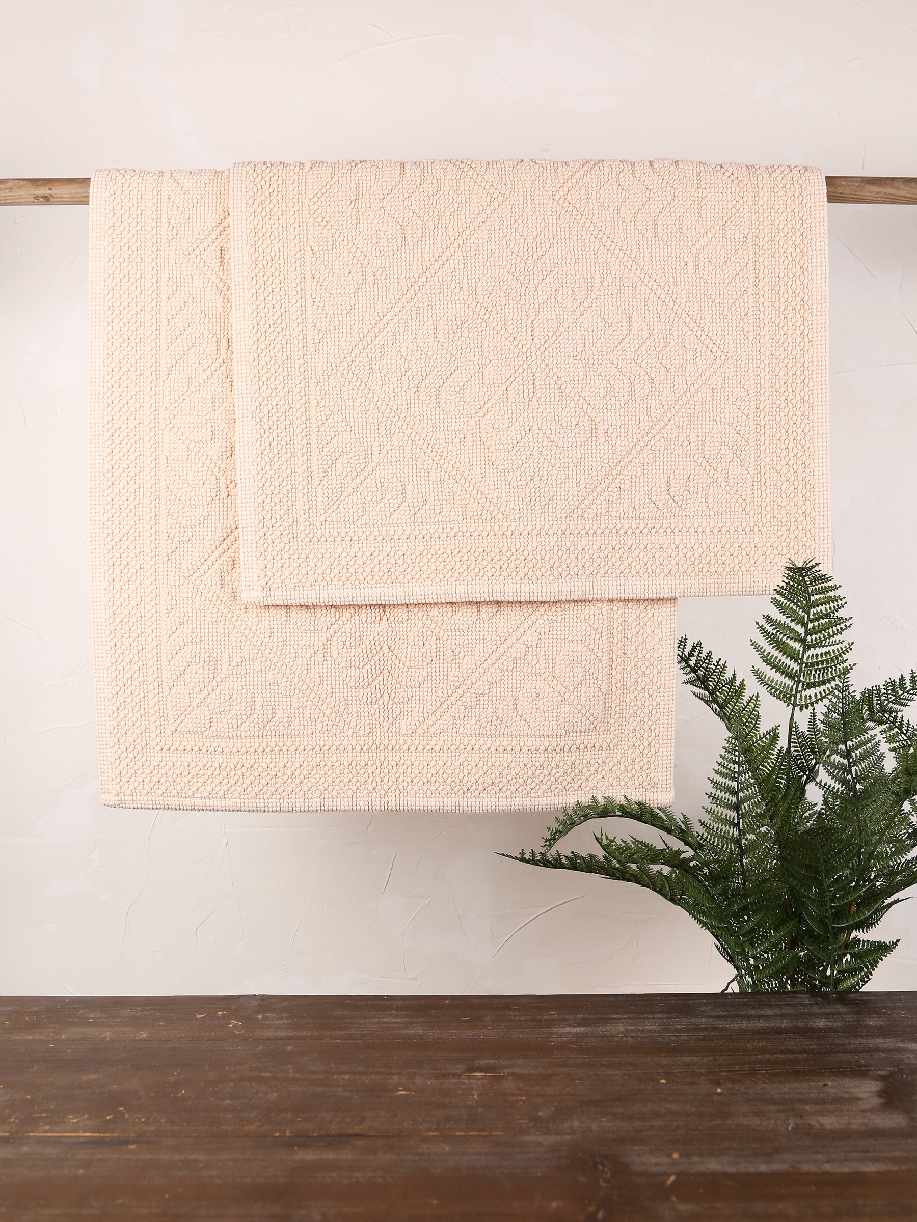 Enzo Bath Mat in Powder - 2 Sizes Available