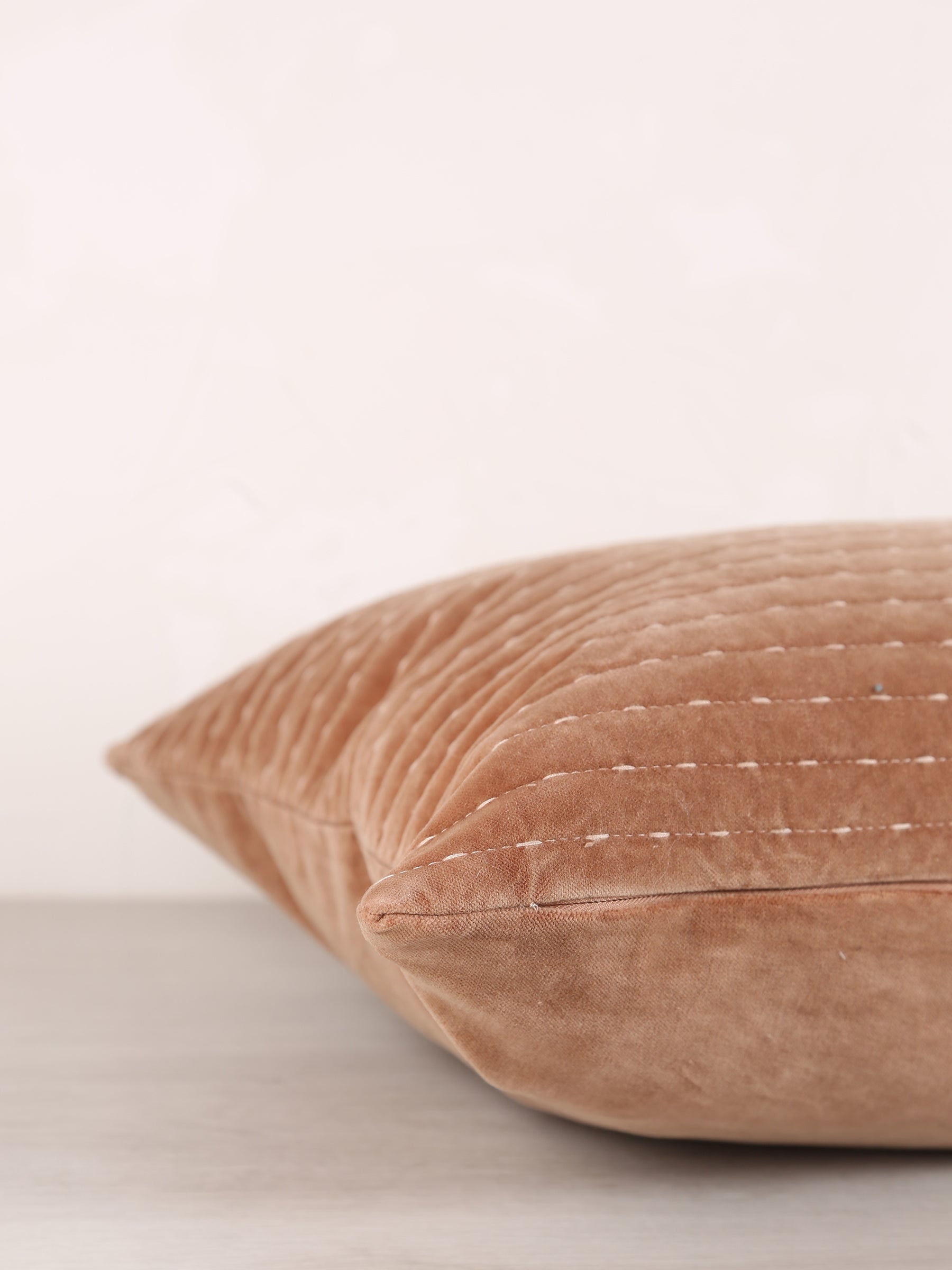 Quilted Velvet Cushion - Colour Options Available