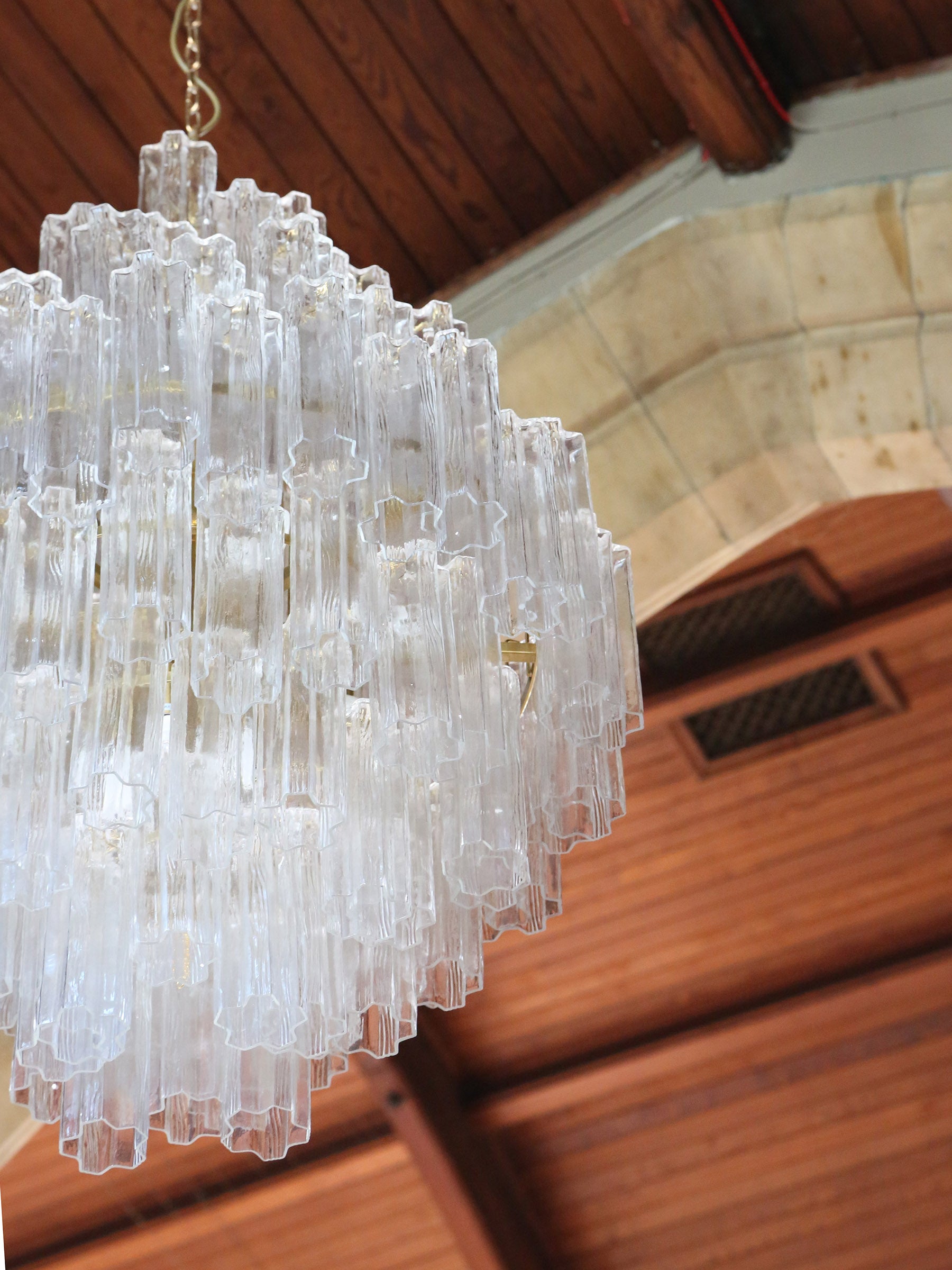 Nocturne Cascading Glass Chandelier
