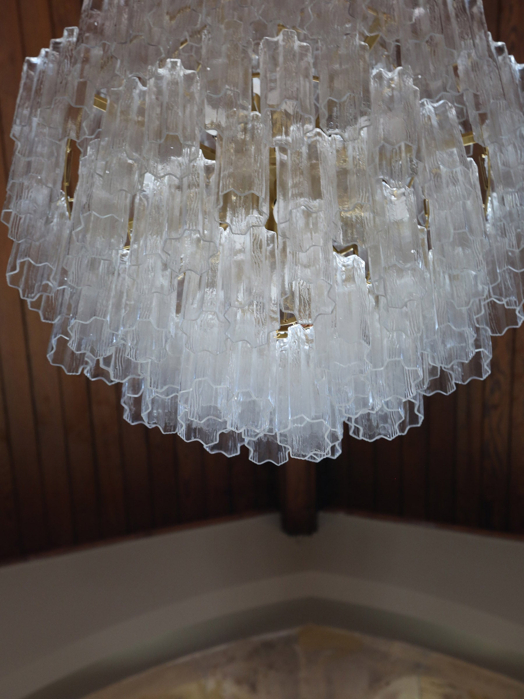 Nocturne Cascading Glass Chandelier