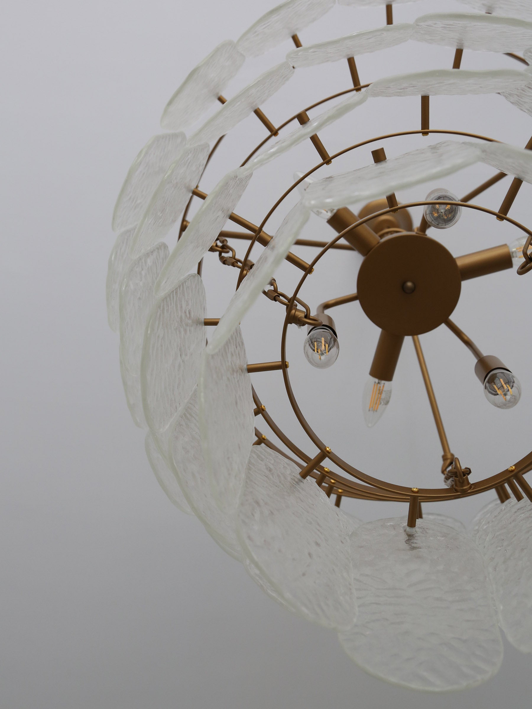 Cascara Hammered Glass Pendant Light