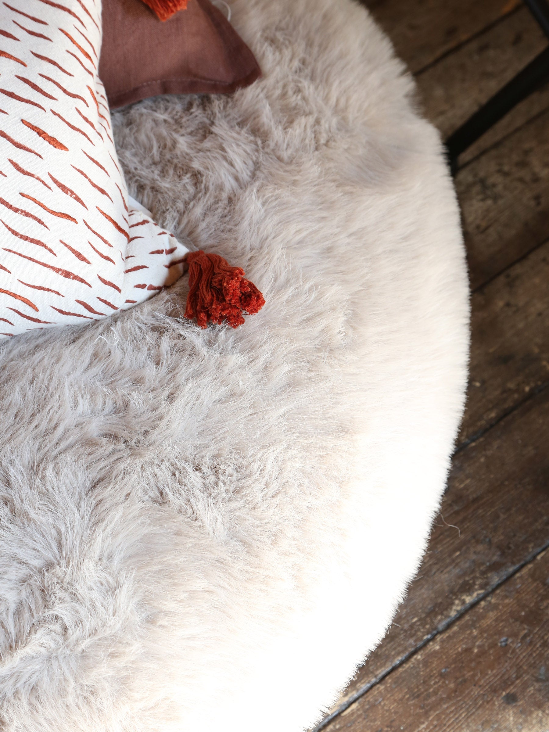 Sloane Faux Fur Pod in Mink