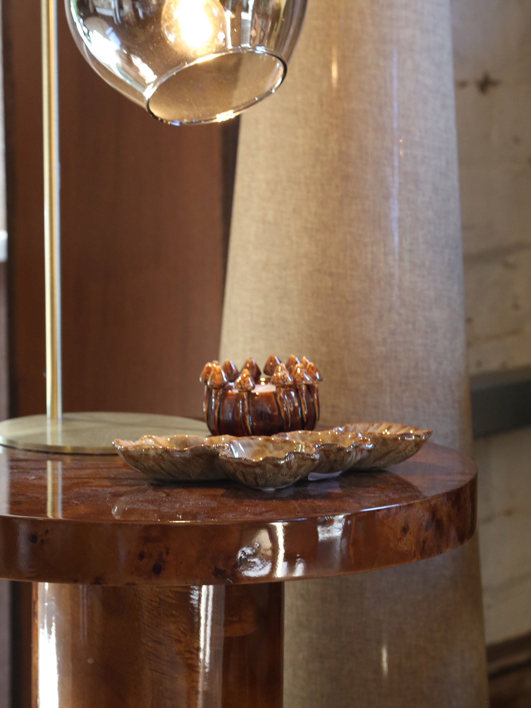 Quinn Side Table - Walnut