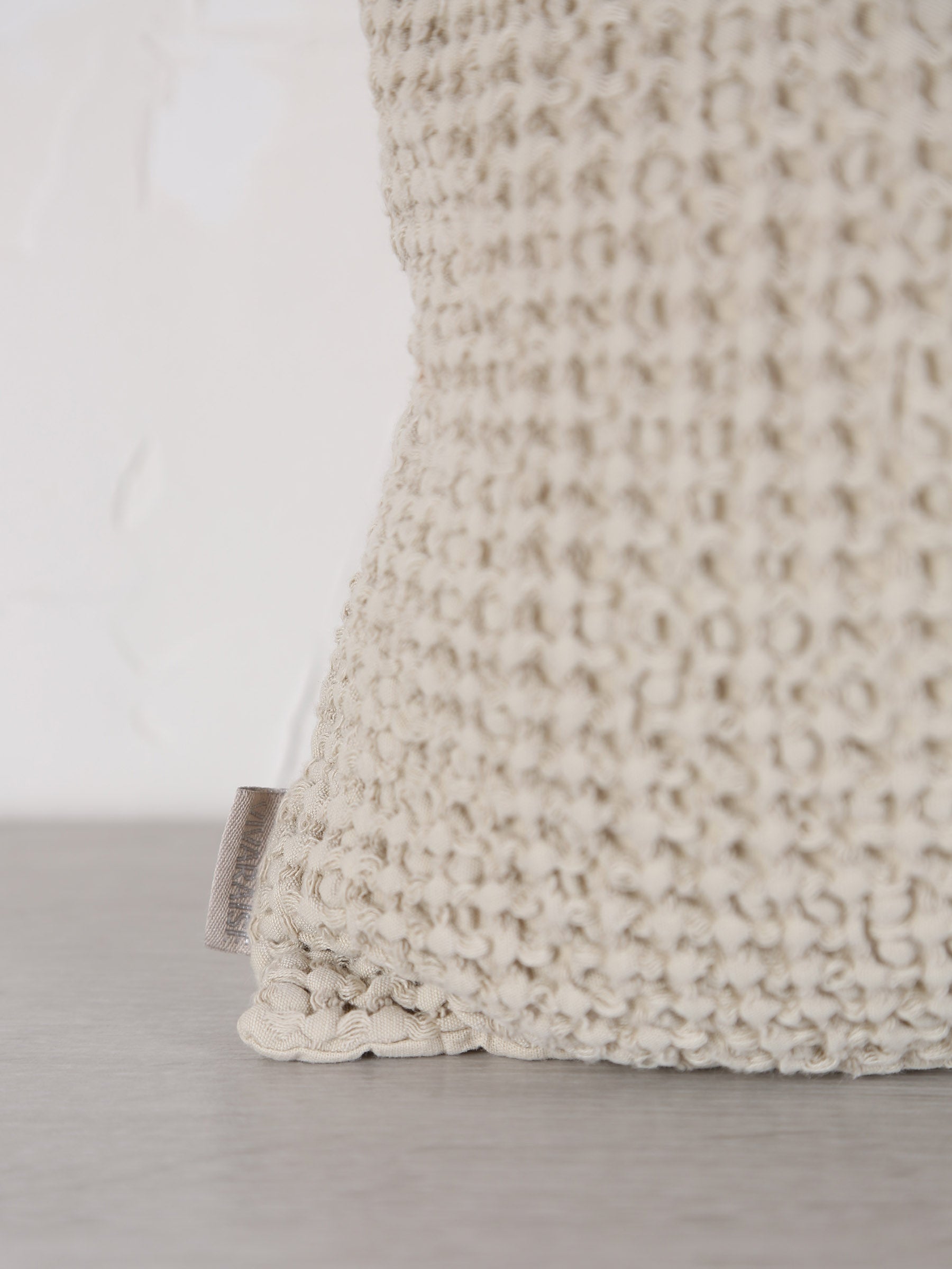 Maia Recycled Cotton Cushion - Lin - 2 Sizes Available