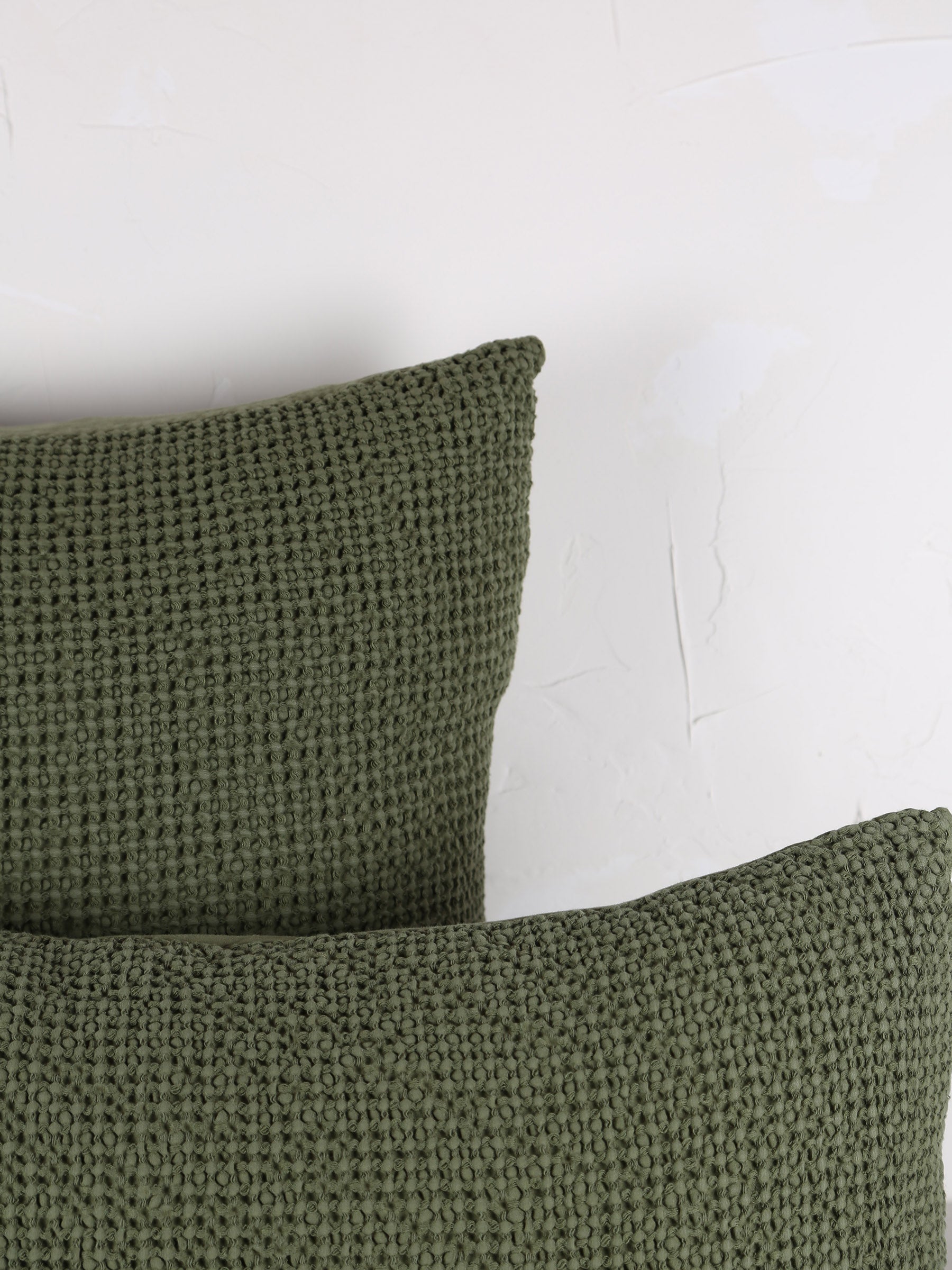 Maia Recycled Cotton Cushion - Eucalyptus - 2 Sizes Available