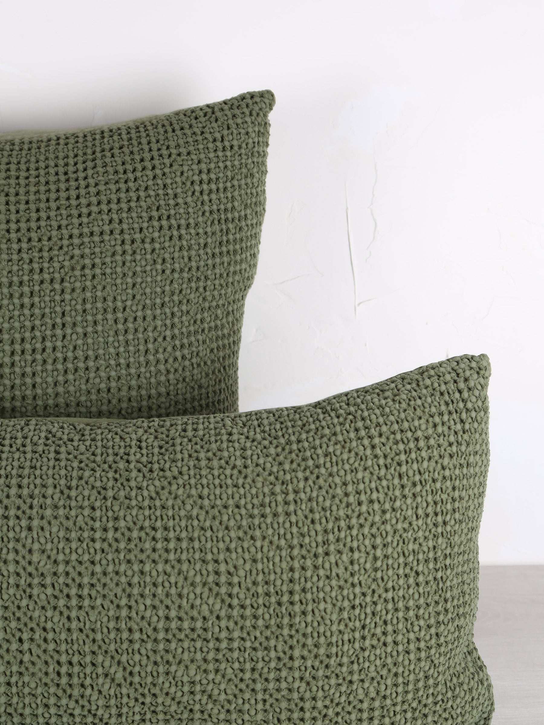 Maia Recycled Cotton Cushion - Eucalyptus - 2 Sizes Available