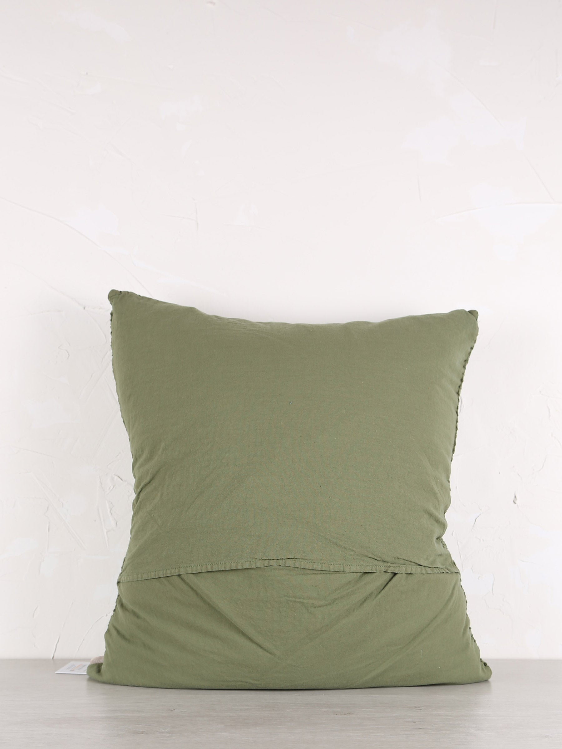 Maia Recycled Cotton Cushion - Eucalyptus - 2 Sizes Available