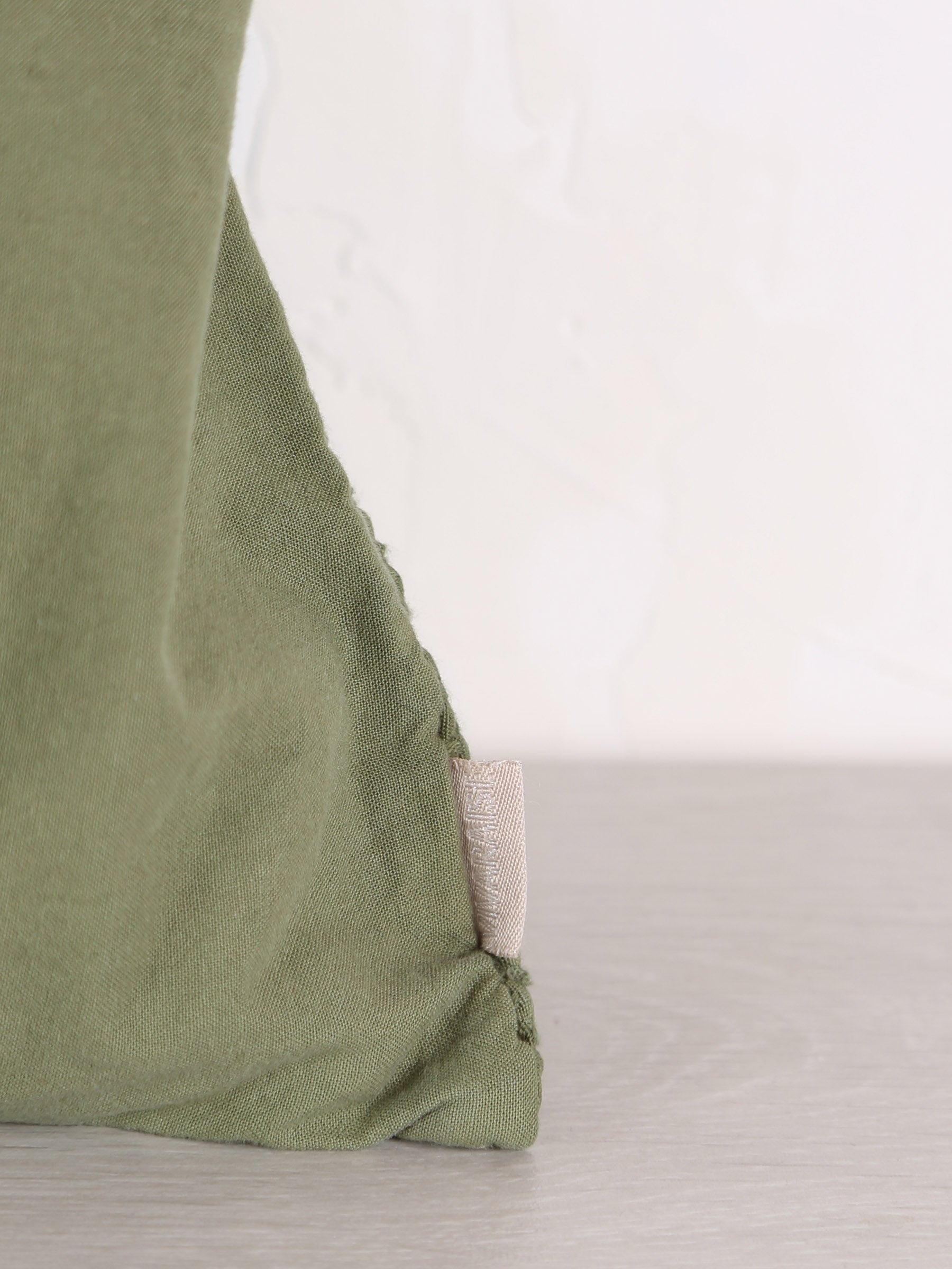 Maia Recycled Cotton Cushion - Eucalyptus - 2 Sizes Available