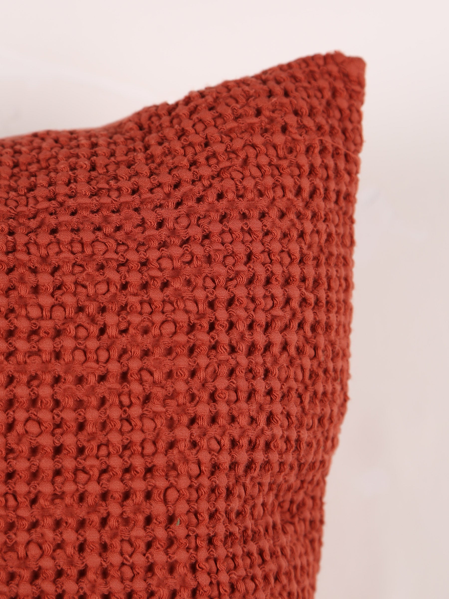 Maia Recycled Cotton Cushion - Sienne - 2 Sizes Available