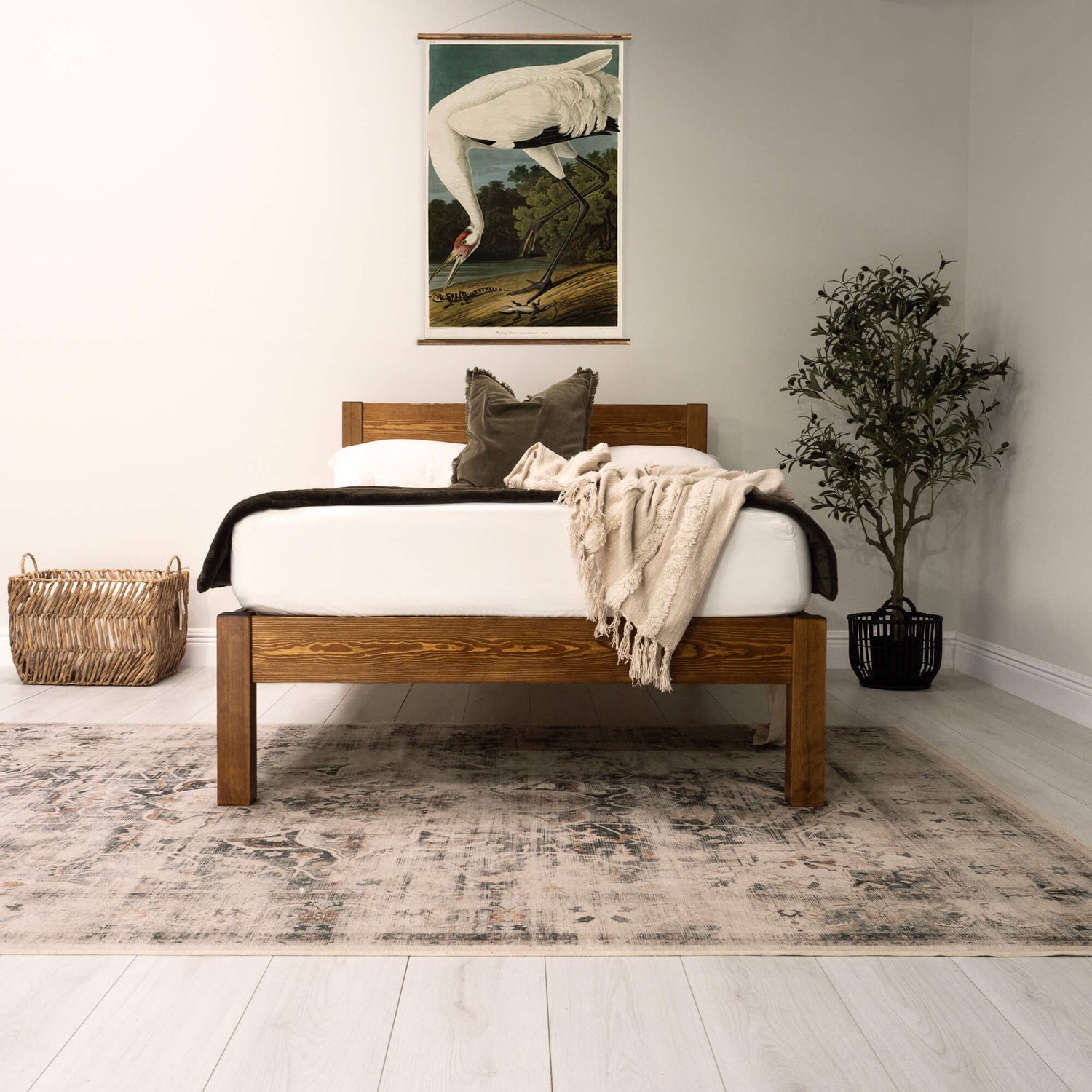 Model 01 – Handmade Wooden Bed - Colour & Size Options Available