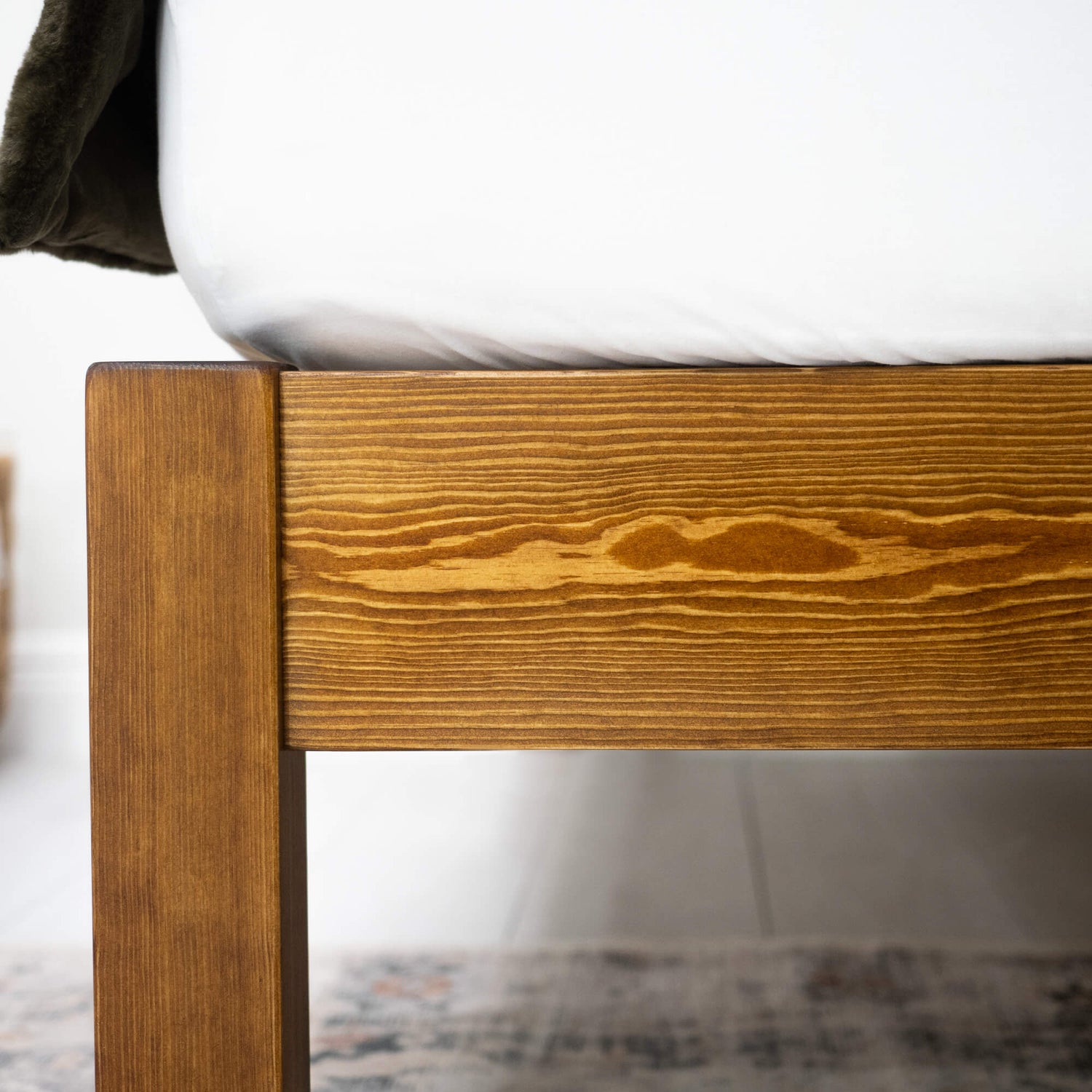 Model 01 – Handmade Wooden Bed - Colour & Size Options Available