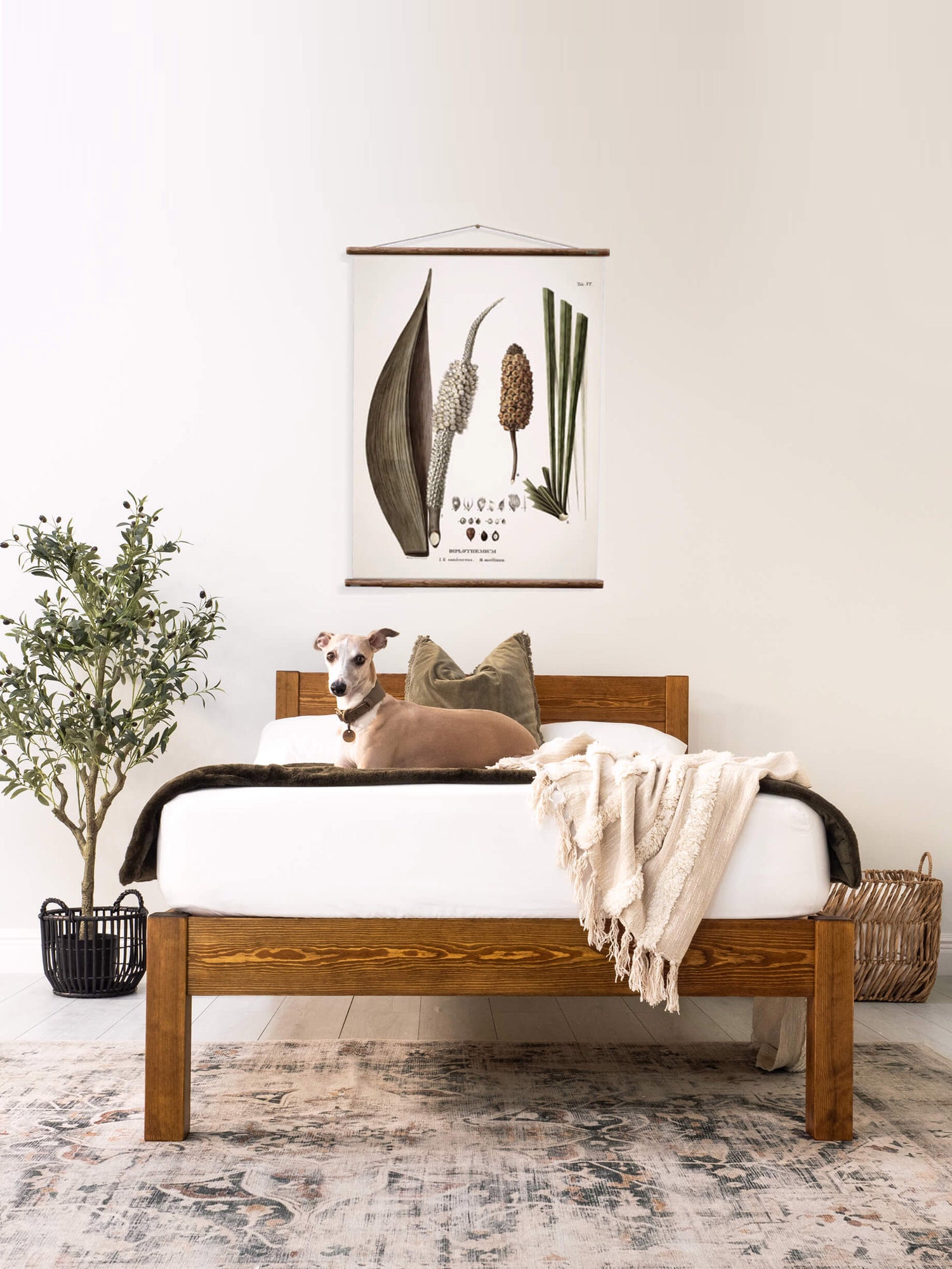 Model 01 – Handmade Wooden Bed - Colour & Size Options Available