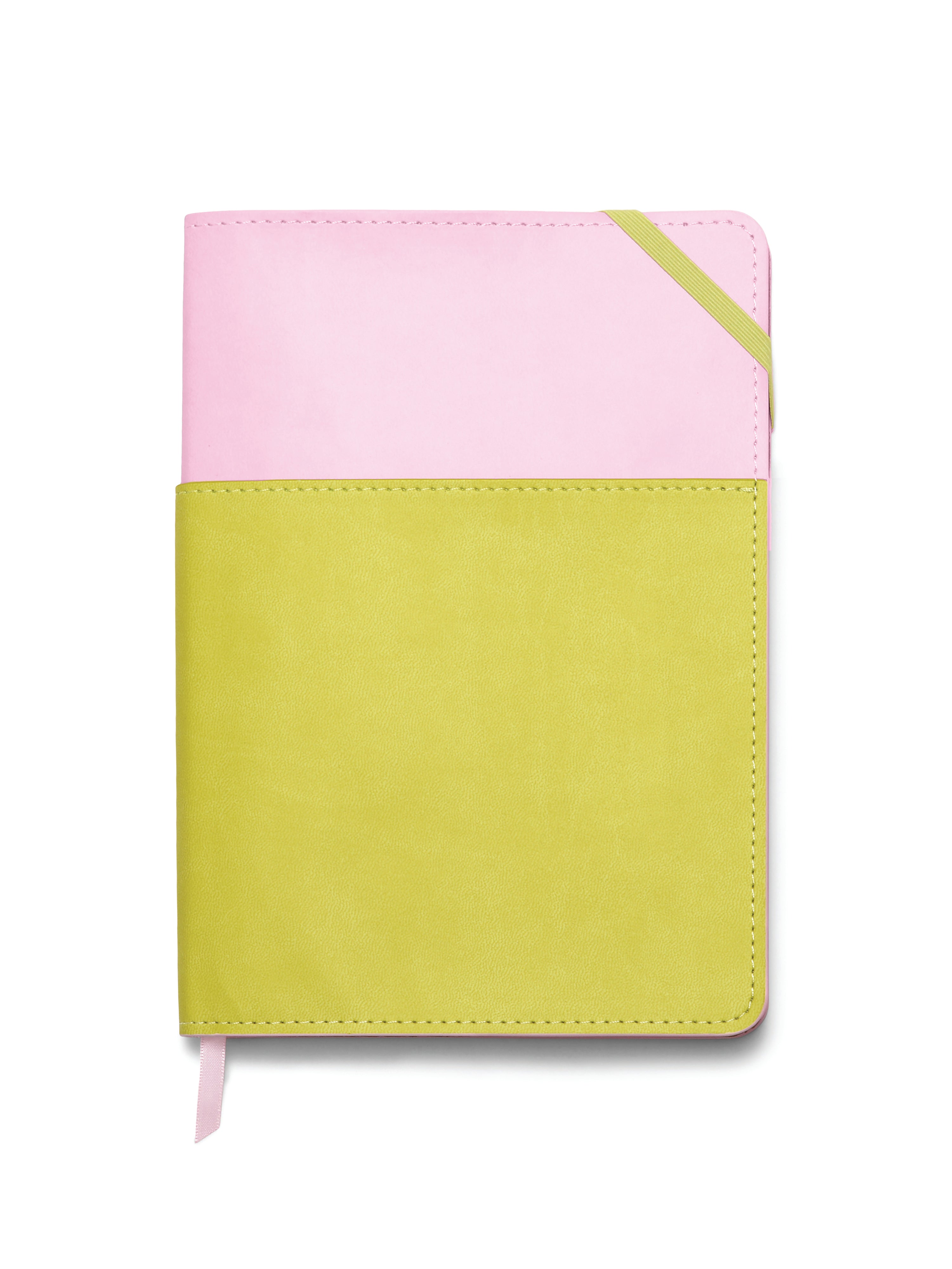Vegan Leather Pocket journal - Lilac & Matcha