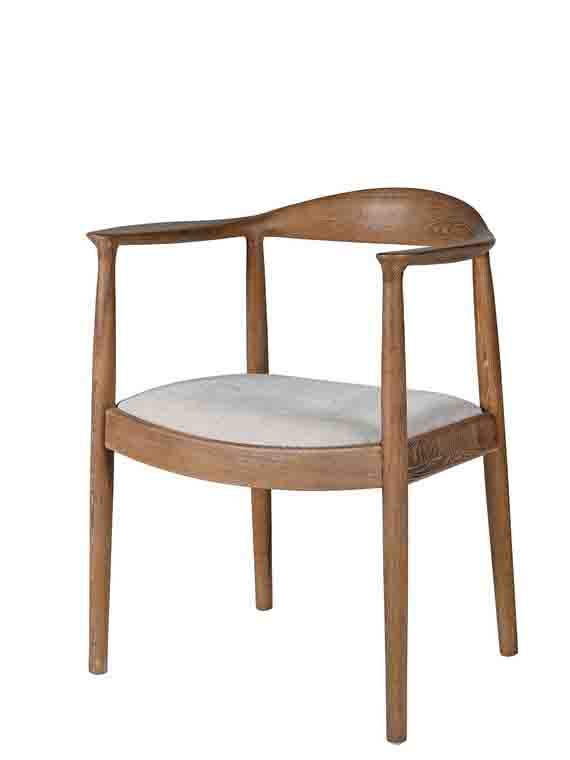 May Oak Upholstered Dining Chair