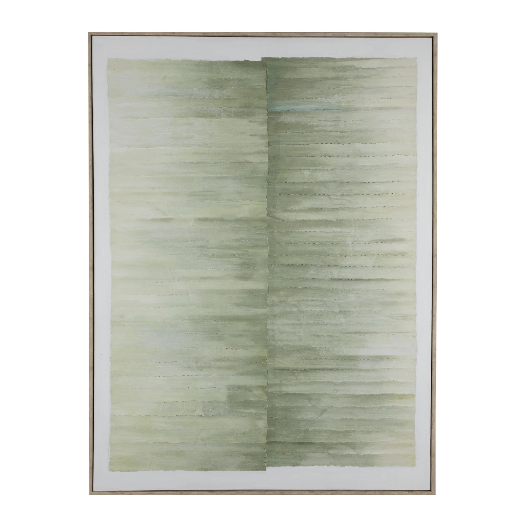 Oran - Hand Painted Abstract Artwork - Sage