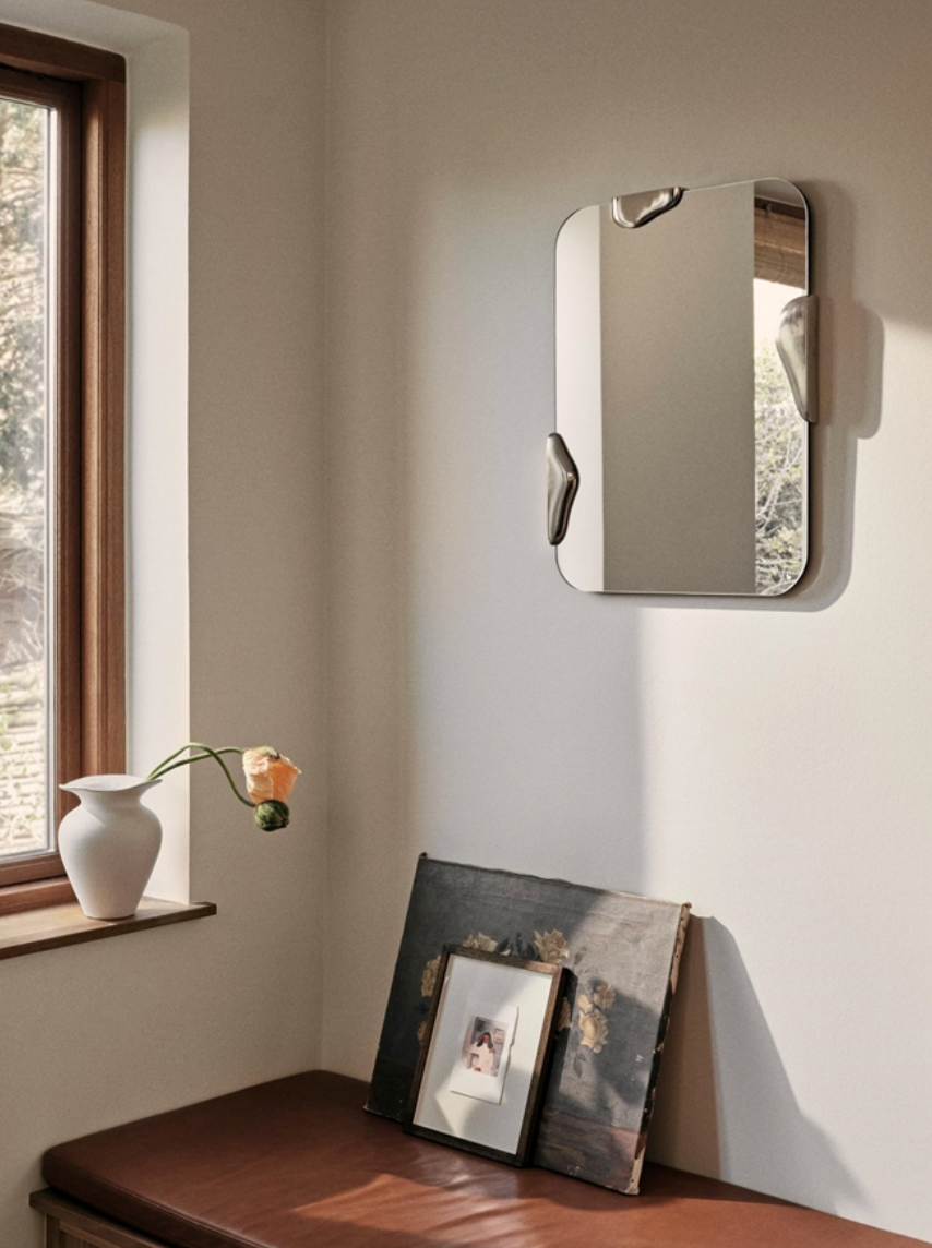 Roberto Mirror Silver - 2 Sizes Available