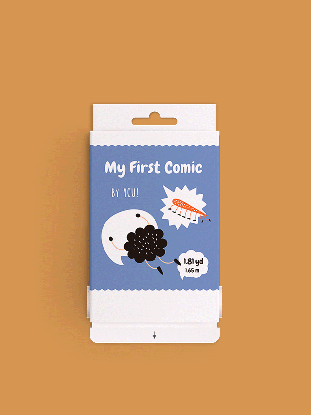 Fun Activity Book For Kids - Scrollino My First Comic