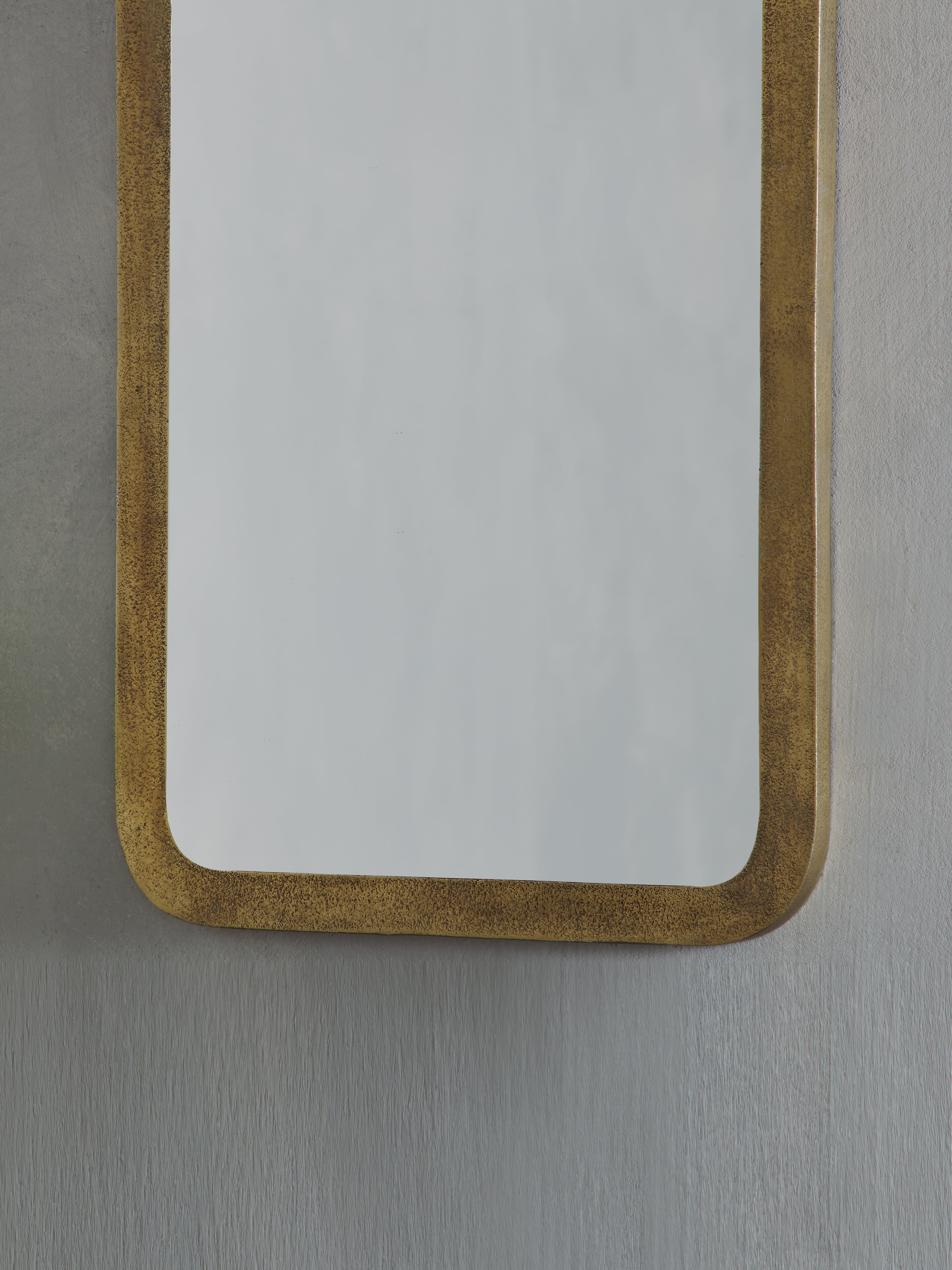 Ungura Antique Brass Mirror Large