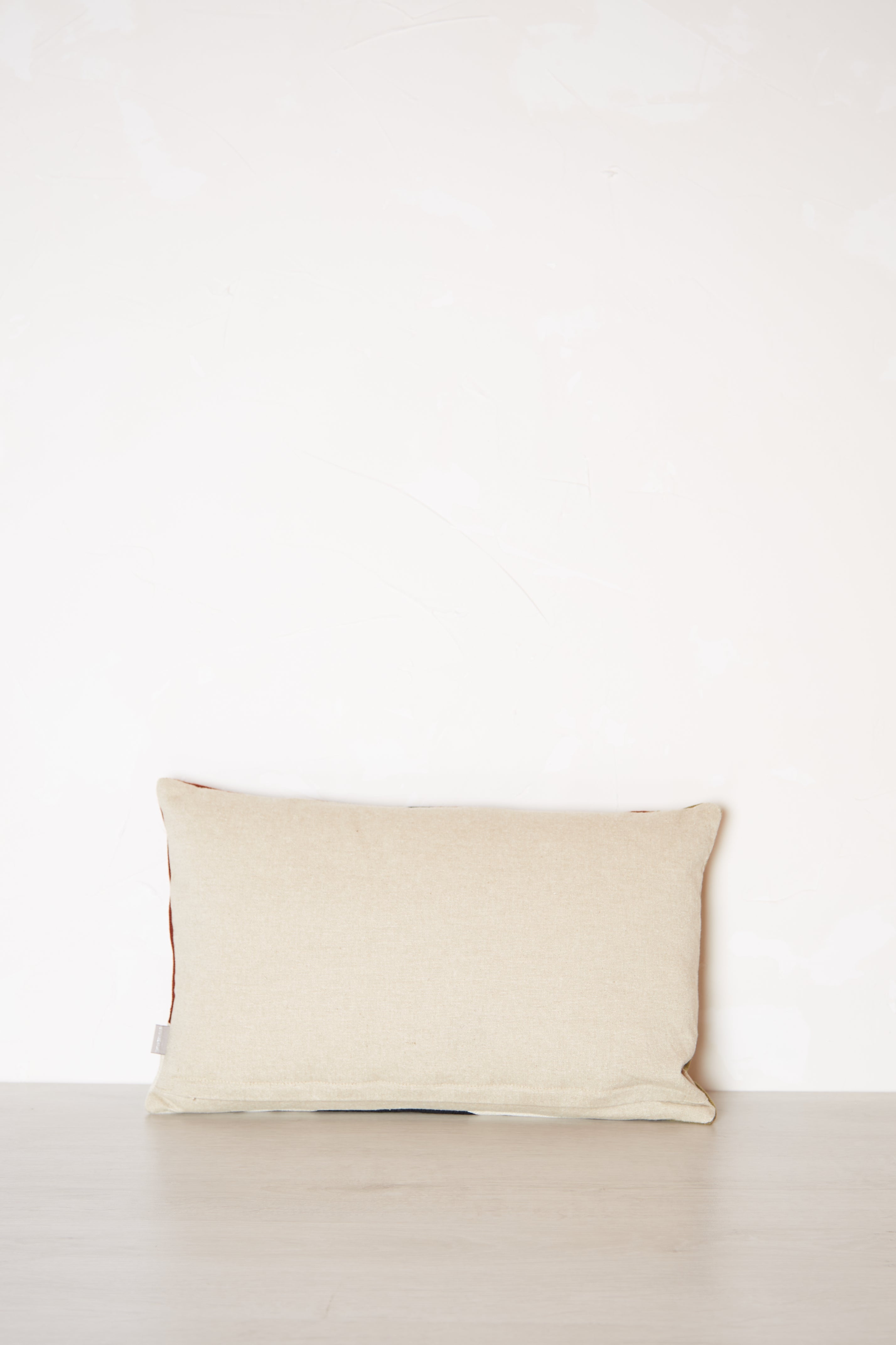 Farel Embroidered Cushion - Geranium -