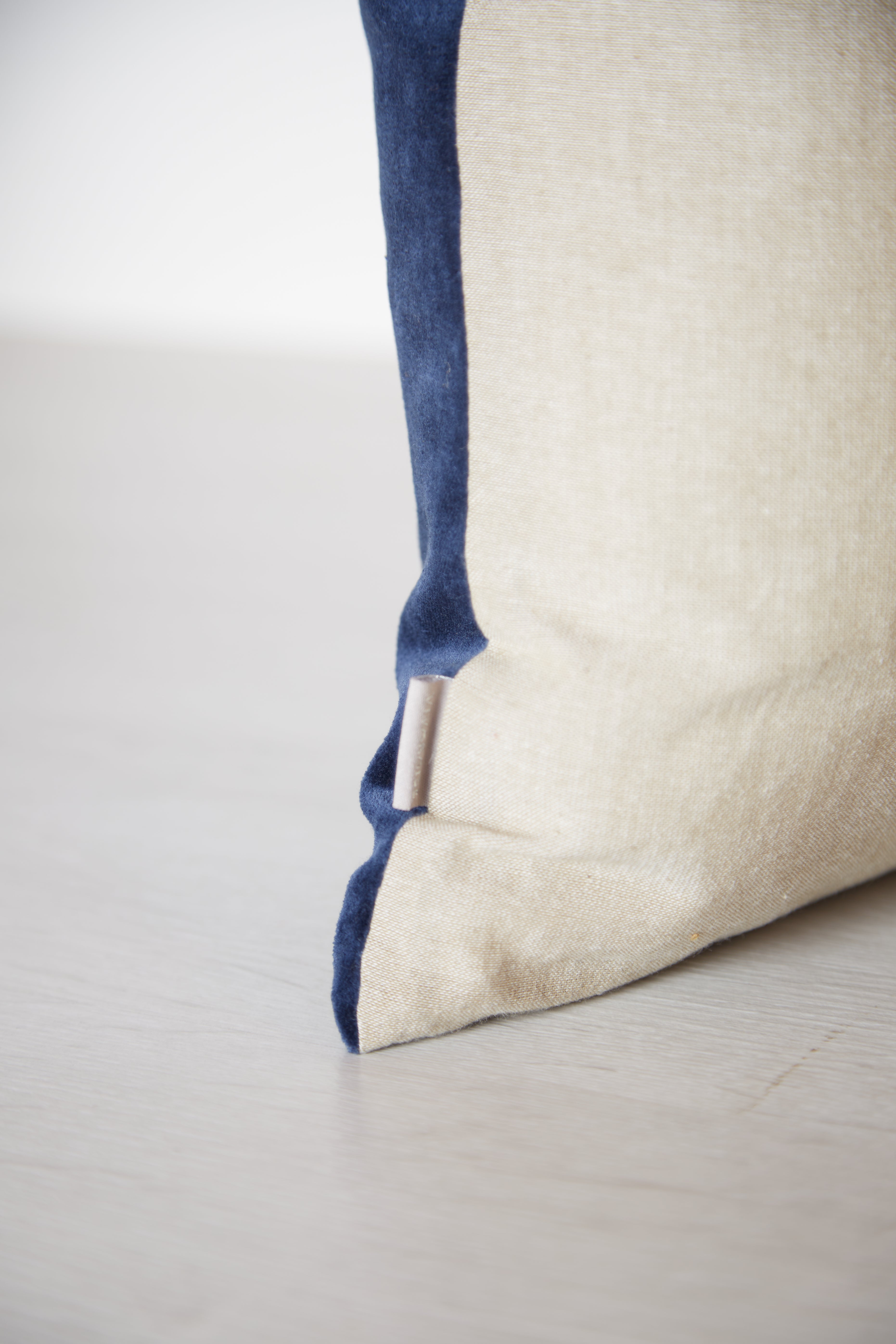 Elise Velvet Cushion - Cobalt - 2 Sizes Available