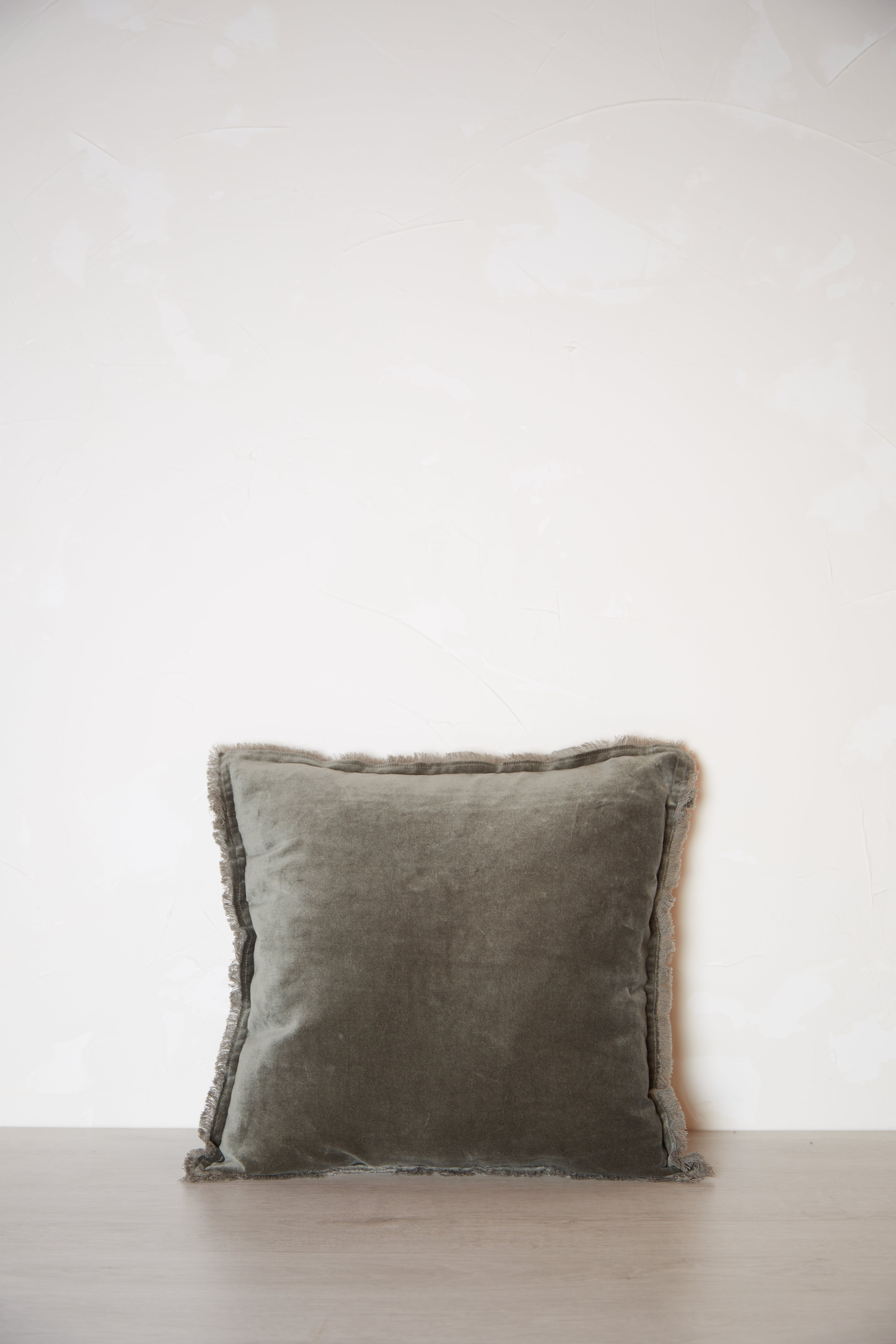 Fara Cushion - Thyme Green - 3 Sizes Available
